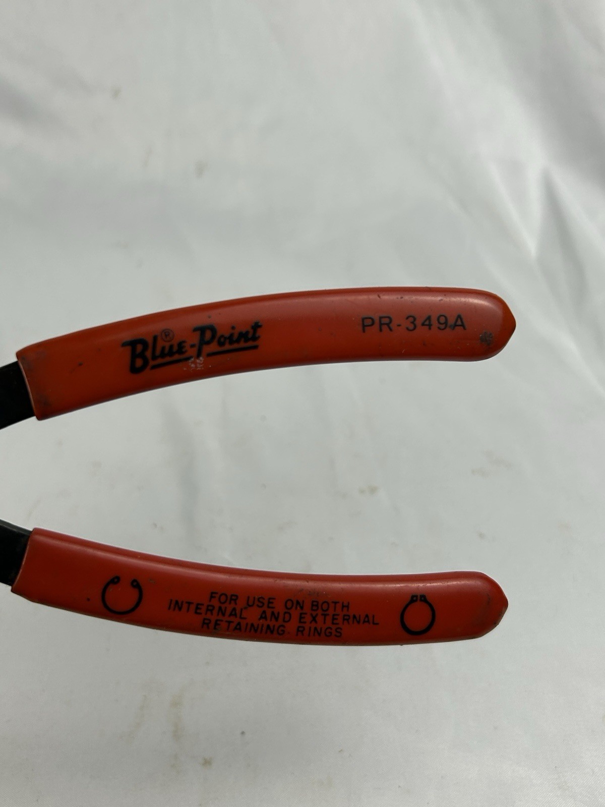 Blue Point Tools USA 7″ Internal External Retaining Ring Pliers 90° Tip PR-349A