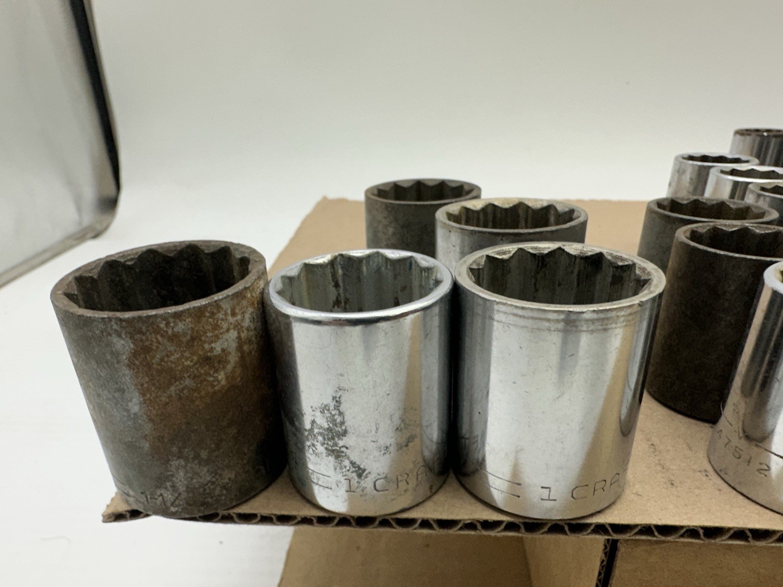 *54PCS* Vintage Craftsman 1/2” Dr Socket Set LOT -V- Series 12pc 12 Pt SAE USA