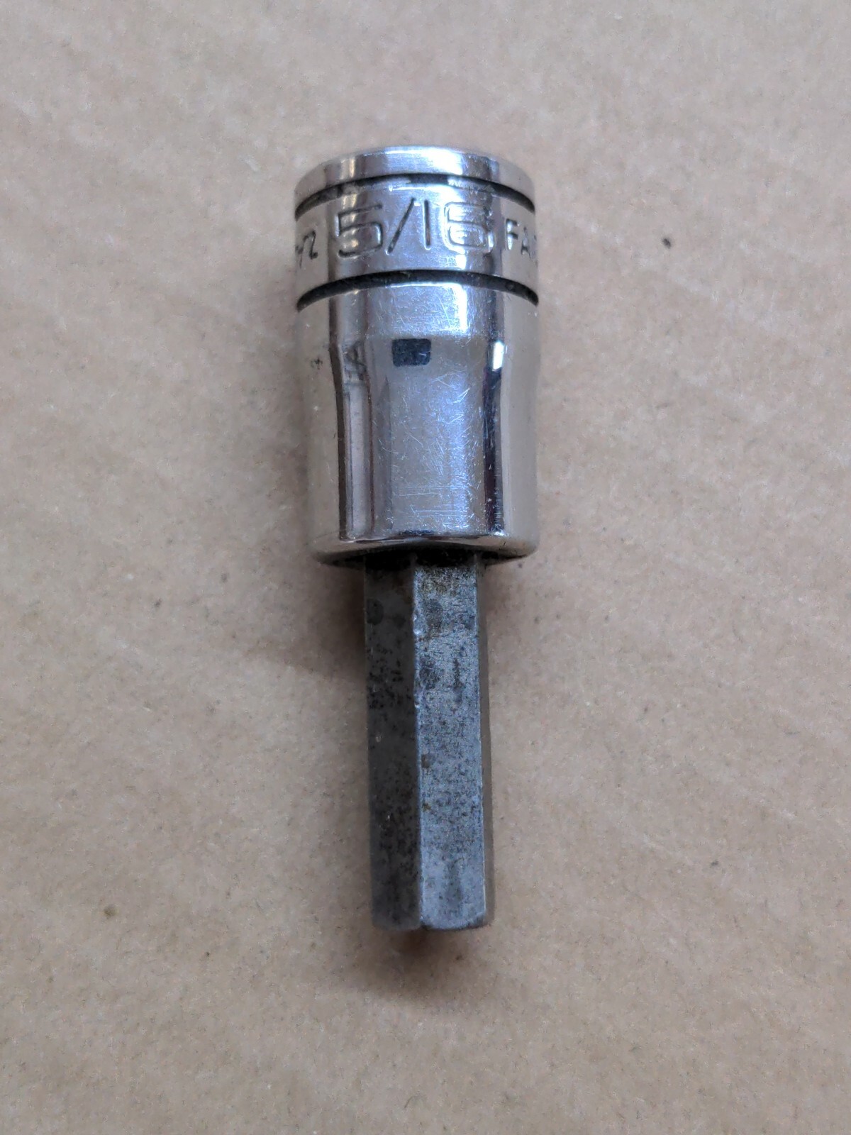 Snap-on Tools FA10E 5/16″ SAE 3/8 Drive Hex Bit Allen Socket Driver USA Standard