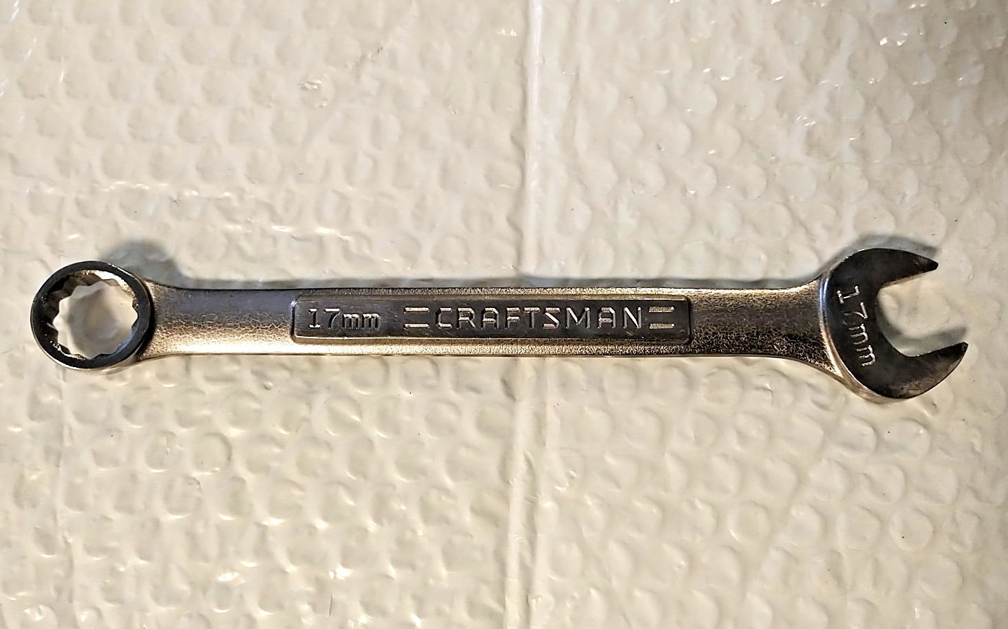 CRAFTSMAN TOOLS USA VV42929, 17MM. COMBINATION WRENCH, 8.2″ LONG, 12 POINT *NOS*