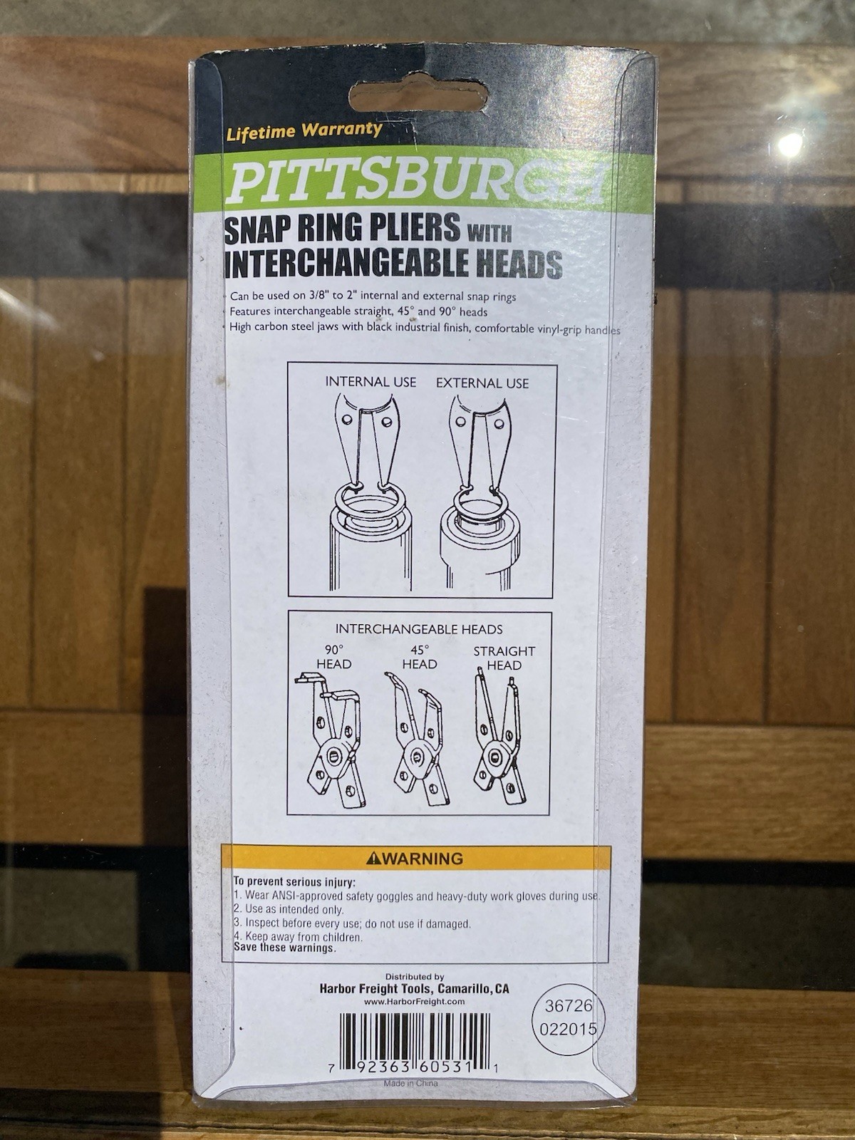 Pittsburg Snap Ring Pliers With Interchangeable Heads New In Box