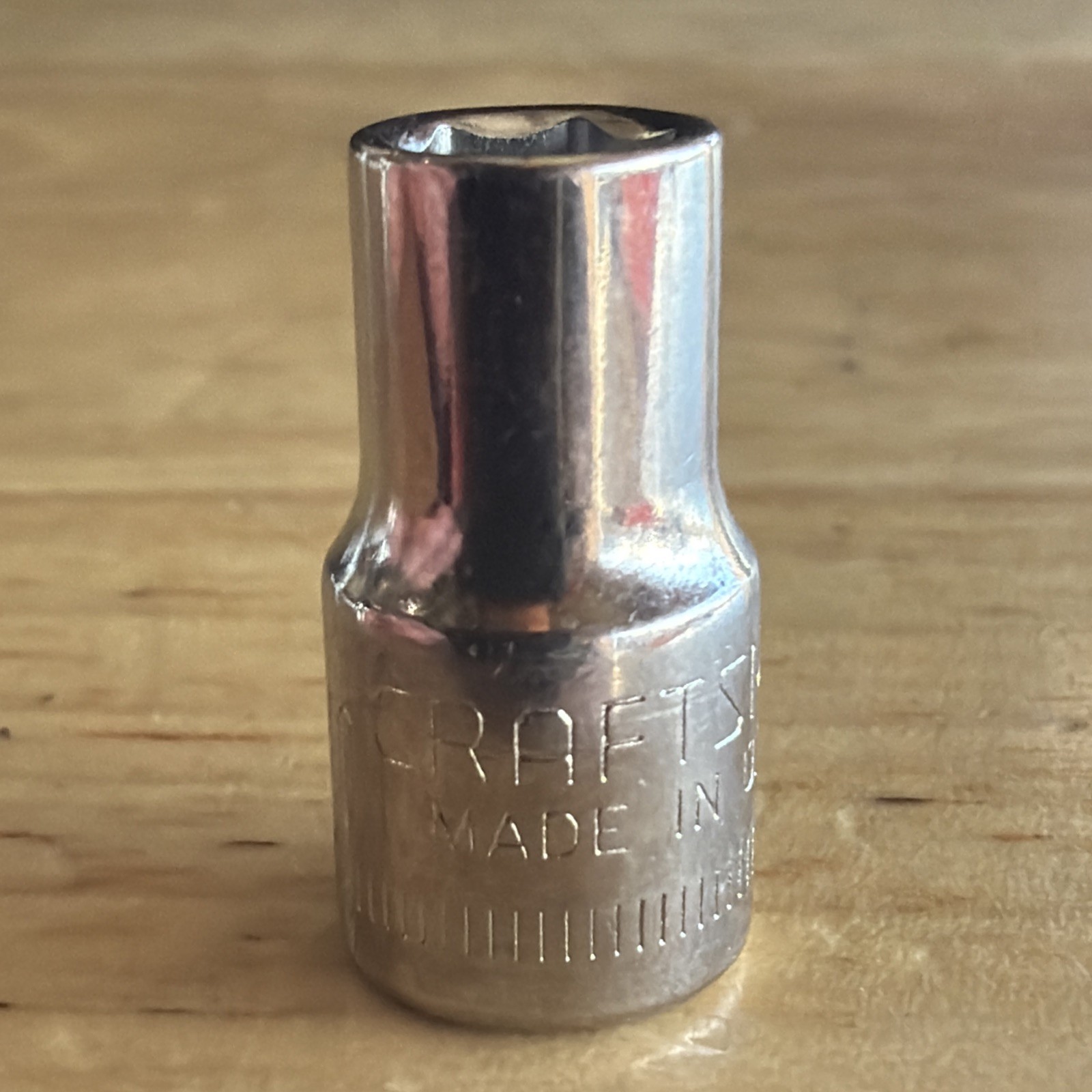 Craftsman 6mm Shallow Socket 1/4″ Drive 6 Point Inverted G Series 43502 USA