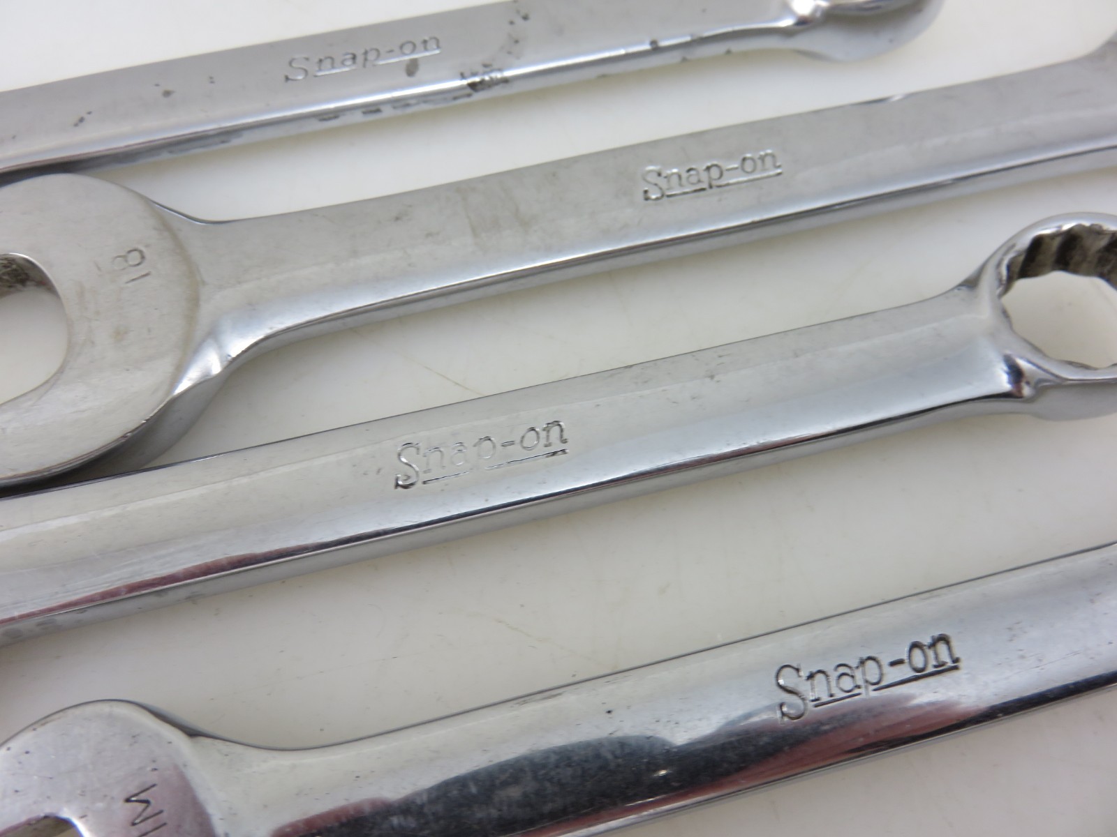 Snap-On OEXM SHORT Metric Combination Wrench 9mm-18mm 7pc Set Made In USA