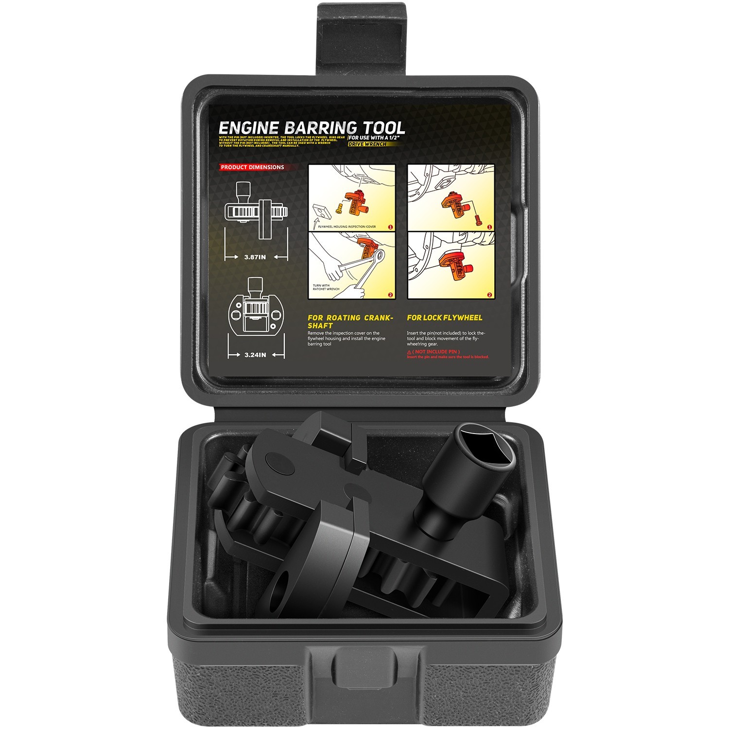 J-46392 Engine Barring Tool for Detroit Diesel DD13, DD15, DD16, MBE4000, MBE900