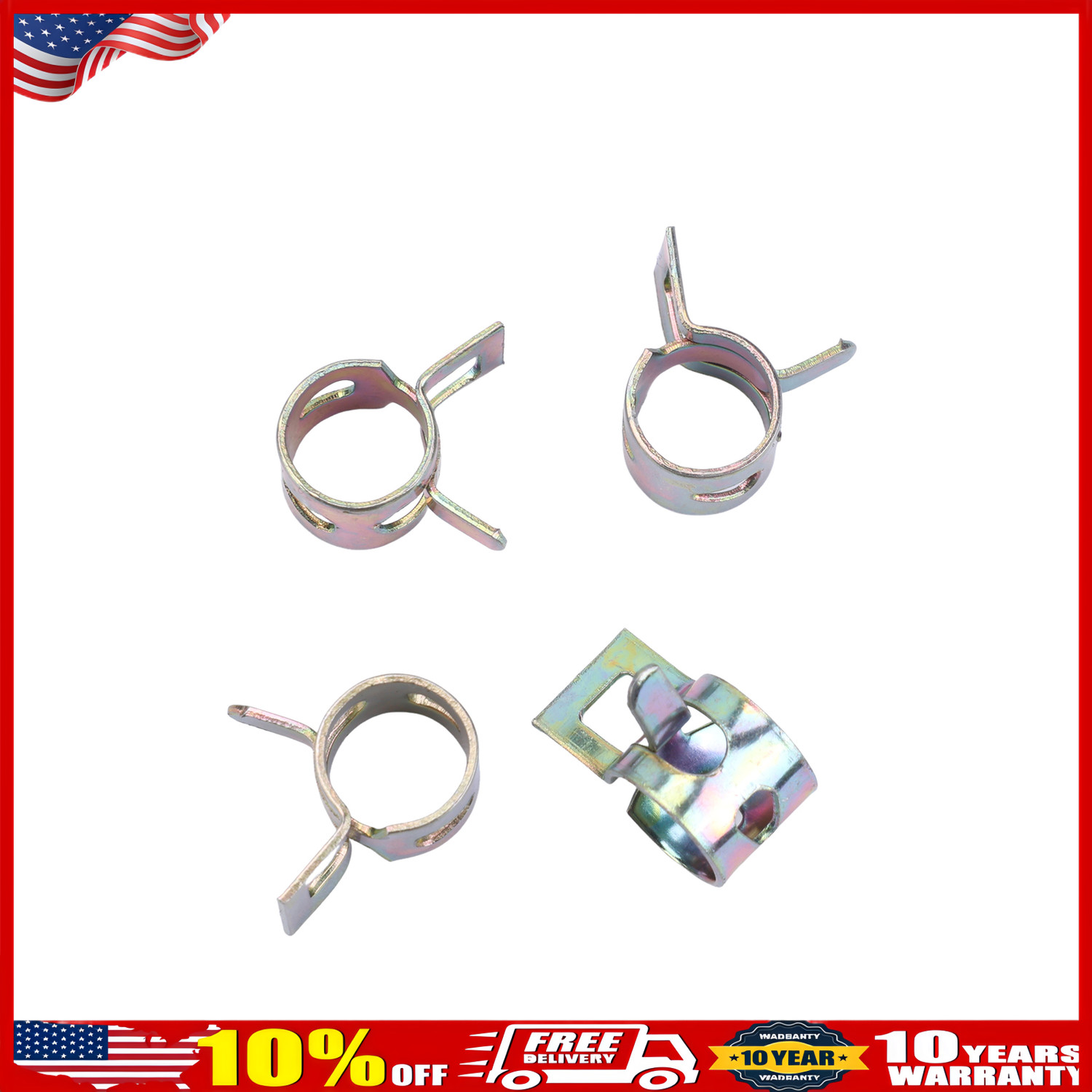 6 PCS BRAKE BLEEDER HOSE, ONE WAY CHECK VALVE TUBE BLEEDING TOOL KIT SILVER US