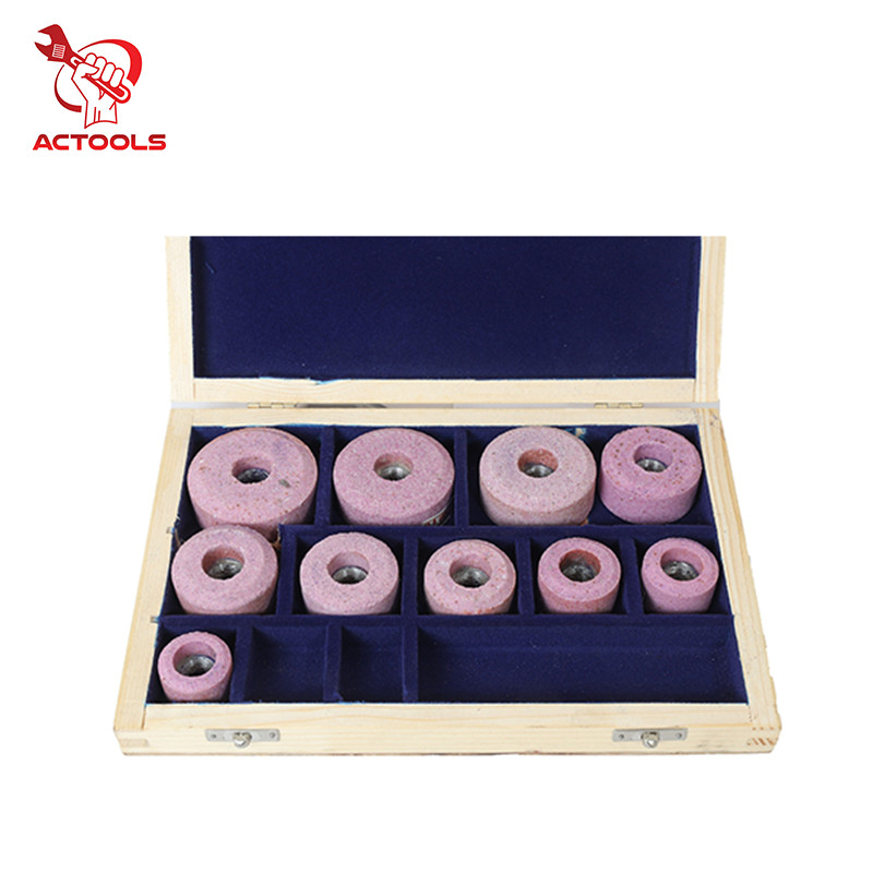 Valve Seat Grinding Stones Set 10 Pcs for Sioux Holder 11/16″ Thread 80 Grit USA