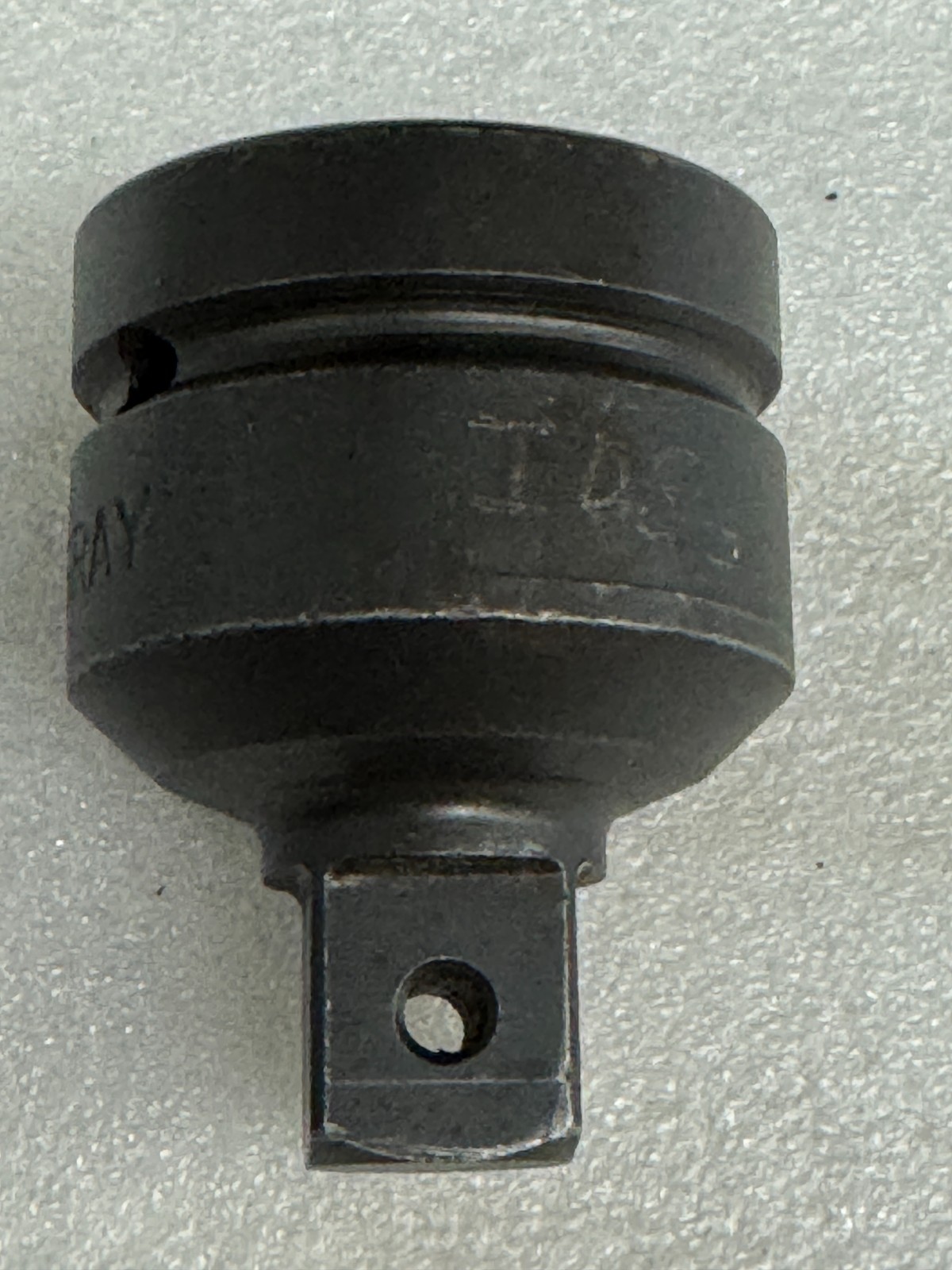 GRAY USA PA7-6 1″ INTERNAL DRIVE IMPACT SOCKET X 3/4″ ADAPTER PIN HOLE PRE-OWNED