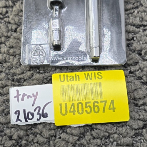VIM Tools NR400K 3-Piece 1/4″ Dr Hex Stubby Nano Ratchet w/ Extension Assembly