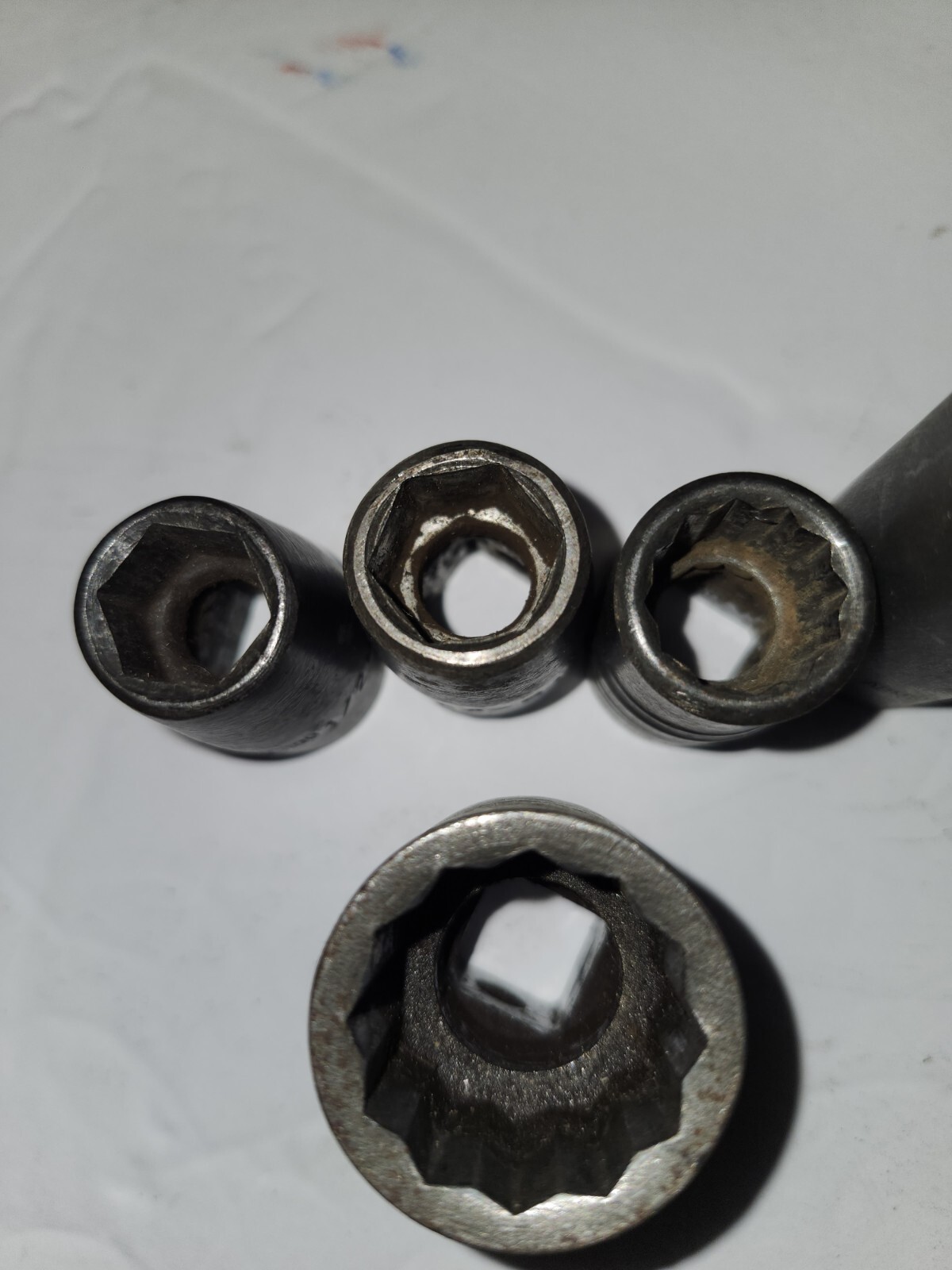 5 Armstrong 1/2″ Drive Impact Socket 7/8″ 5/8″ 9/16 1/2 USA Used
