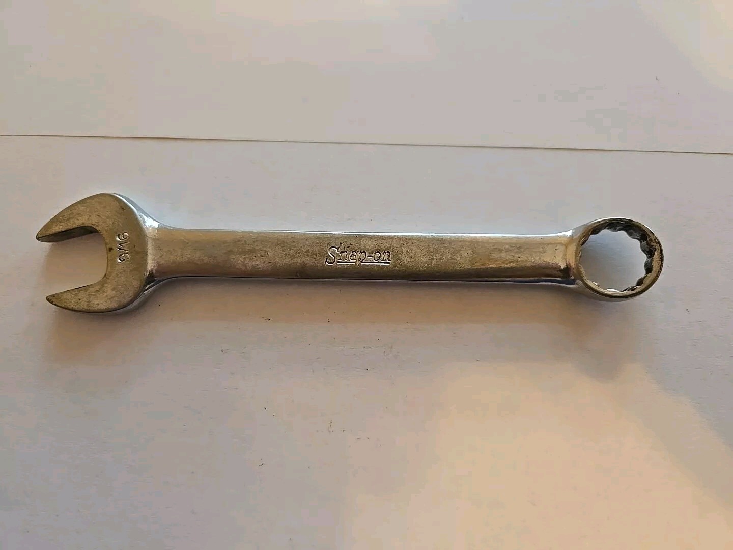 Snap On 9/16″ 12PT Short Chrome Combination Wrench OEX180