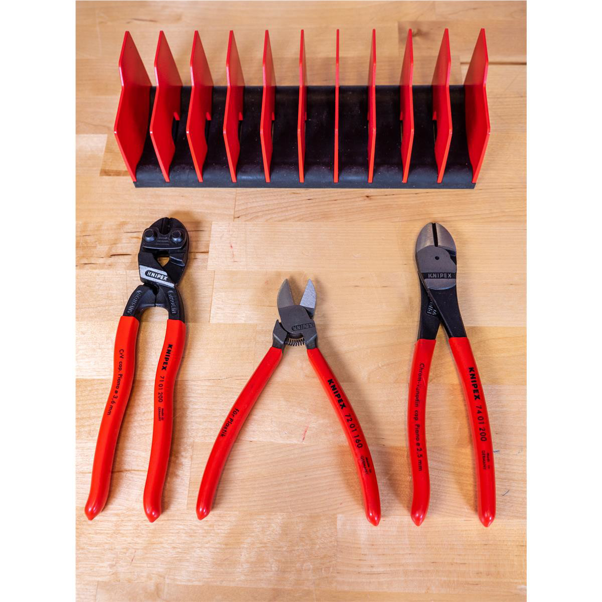 Knipex 9K 00 80 137 US Three Piece Plier Set With Tool Holder Germany