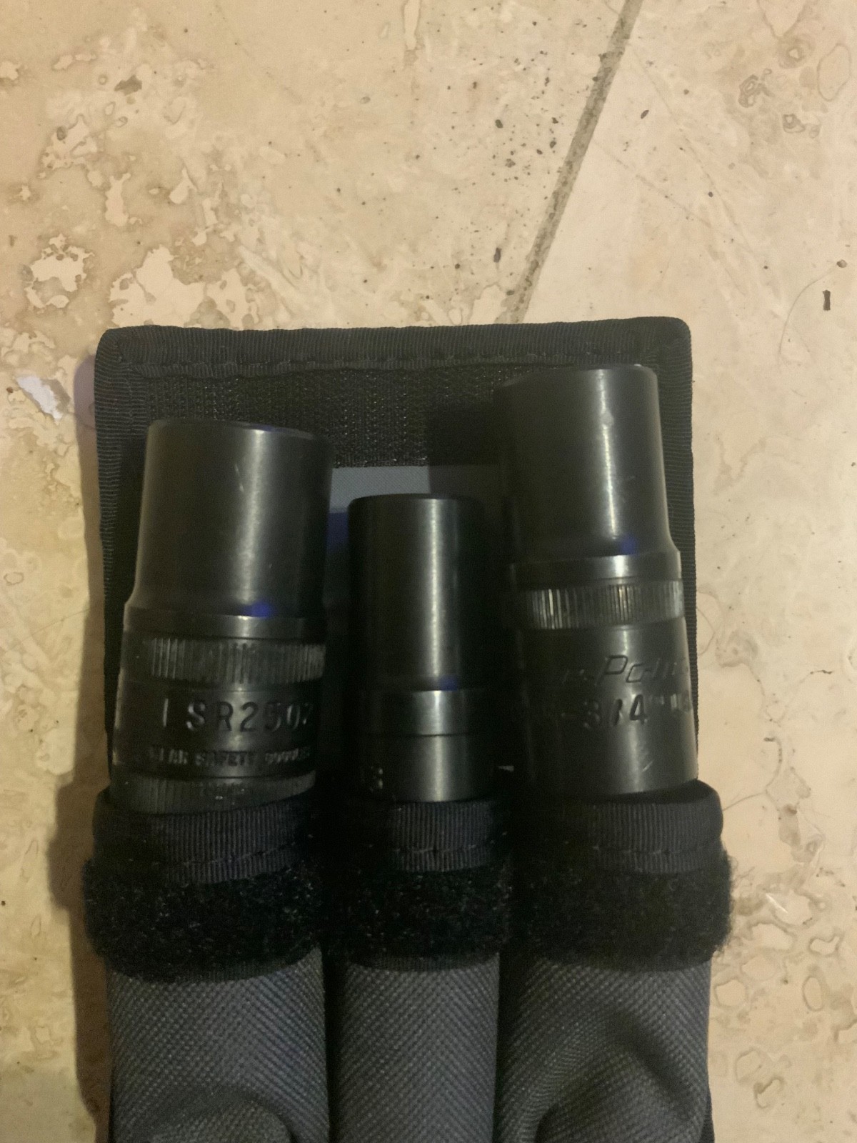 Blue Point 3 Pc 1/2” Dr Square Drive Lug/Lock Flip Twist Socket Set LSR2500PLUS