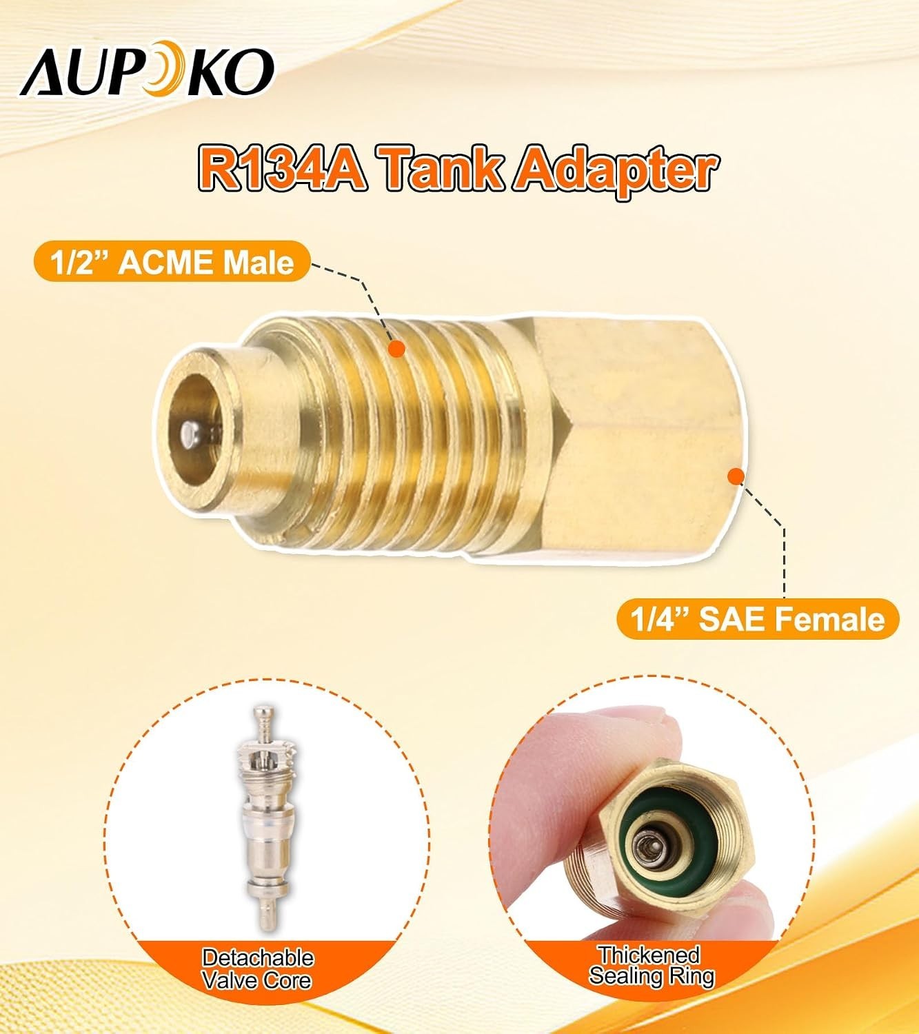 R134A Refrigerant Bottle Opener – Versatile Adapter for Automotive AC Systems