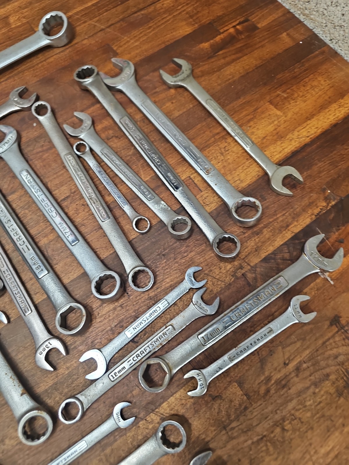 PP15- 50 Vintage USA CRAFTSMAN Wrenches – Assorted SAE & Metric –