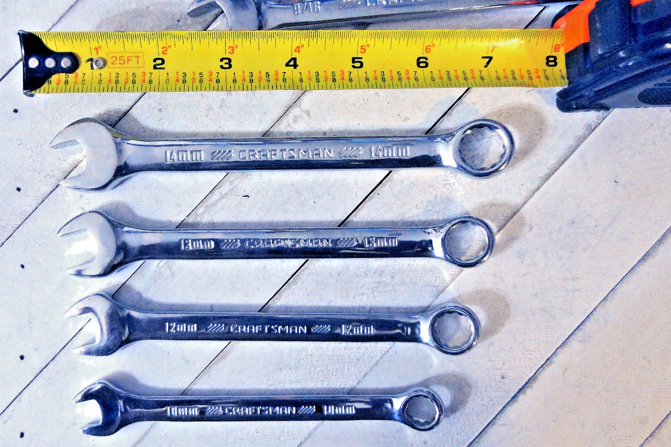 Craftsman 10mm, 12mm, 13mm, 14mm Combination Wrenchs – CMMT 42814, 16, 17 & 18