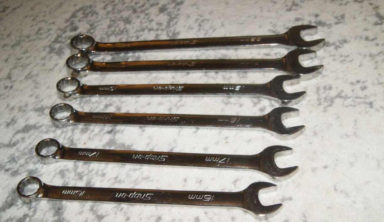 SNAP-ON OEXM SERIES 6 PIECES SET 22-21-19-18-17-16 MADE IN THE USA