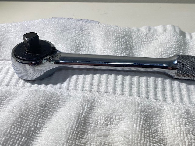 S K TOOLS MODEL 45170 RATCHET 3/8 DRIVE USA MADE EXCELLENT CONDITION 7.5 IN LENG