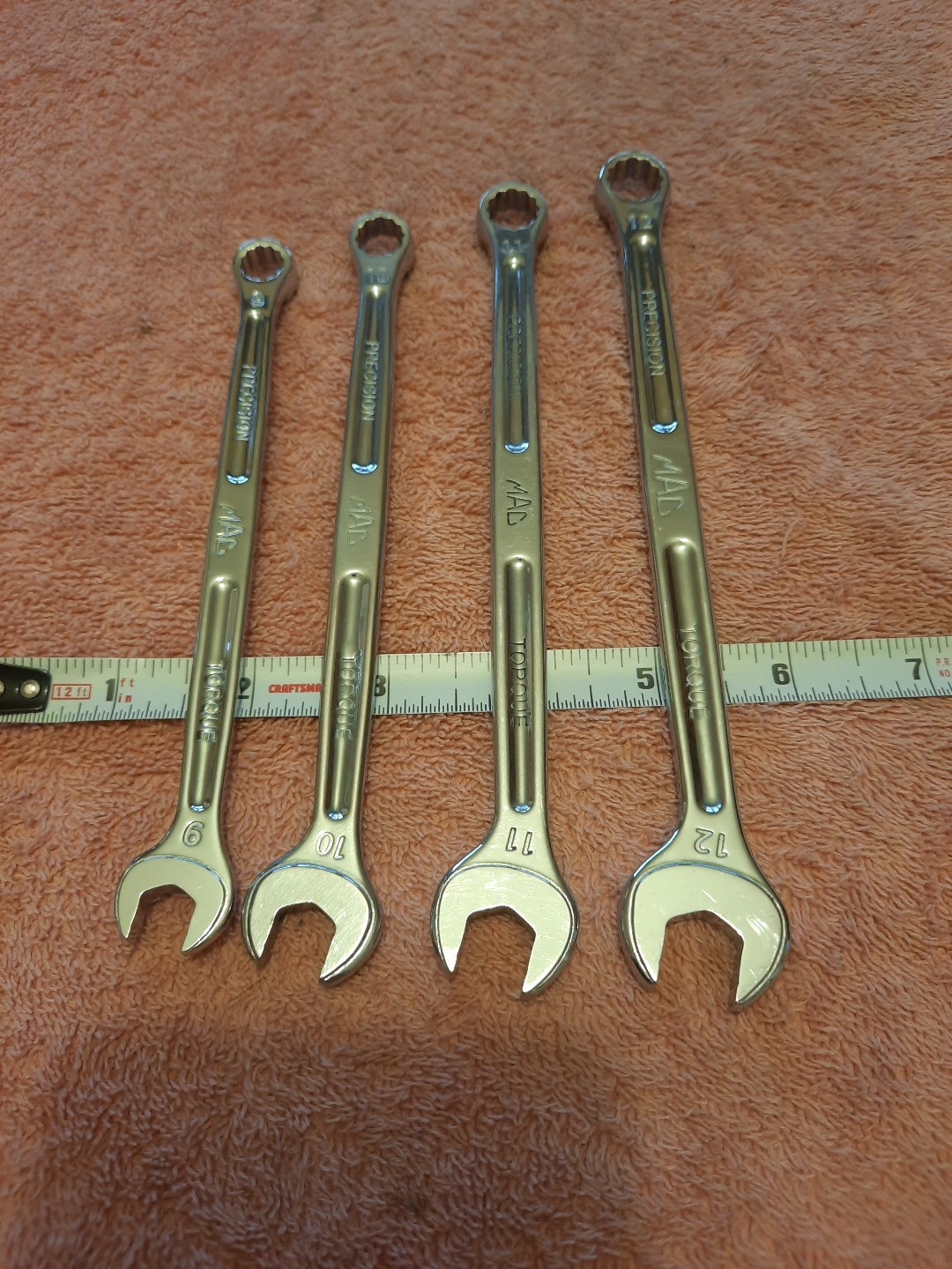 Mac Tools Precision Torque 9 Mm 10 Mm 11 Mm And 12 Mm Combination Wrenches
