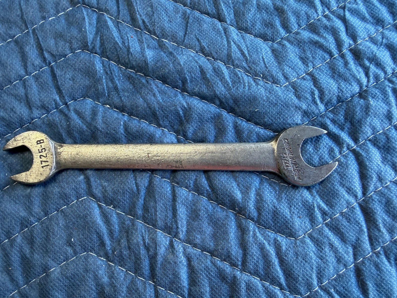 Vintage 1725-B Double Open-End Wrench (1/2″ x 9/16″) – Made in USA