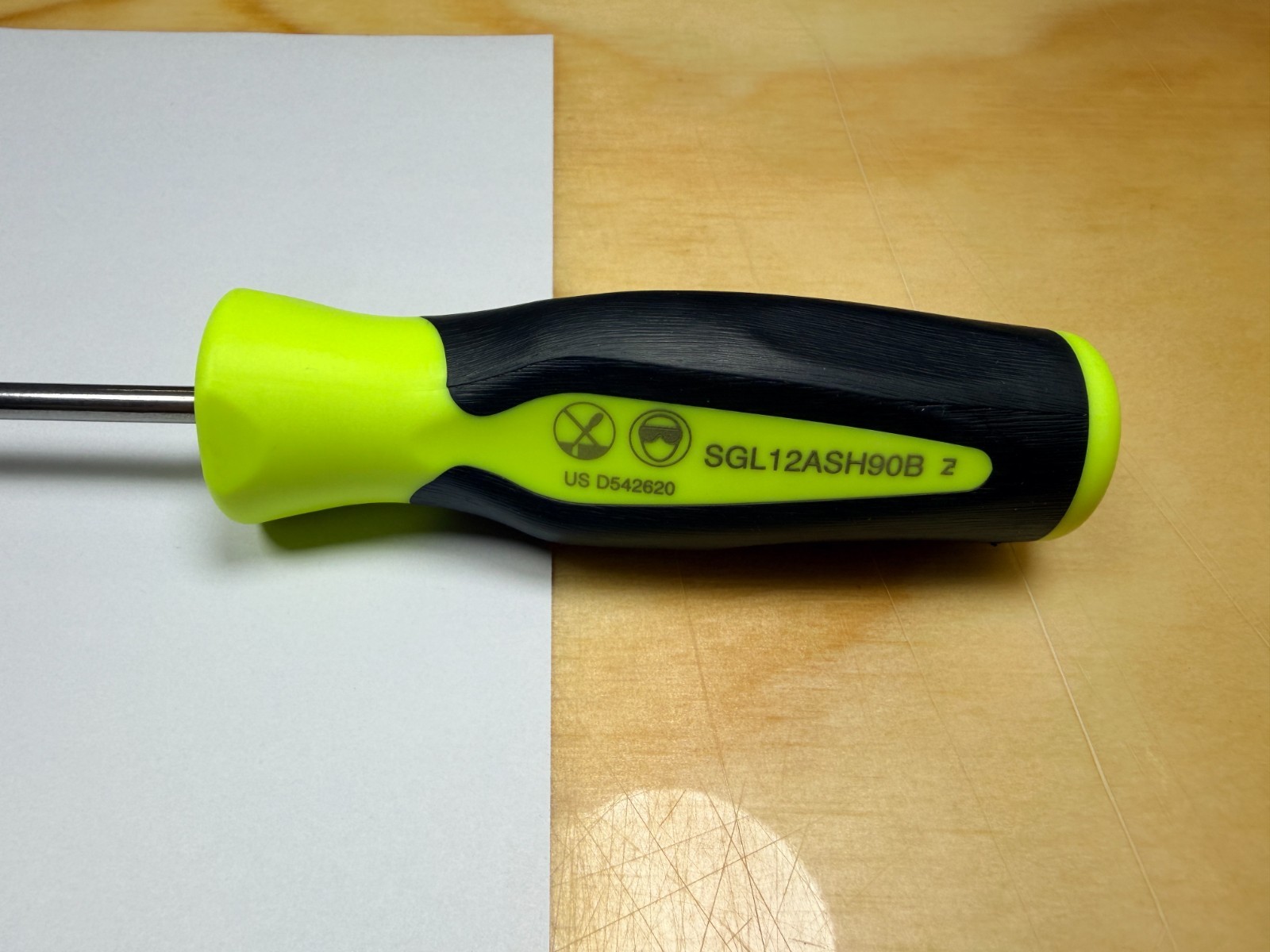 Snap-on Tools NEW HI-VIZ Soft Grip 16″ Long Heavy-Duty 90º Pick SGL12ASH90BHV