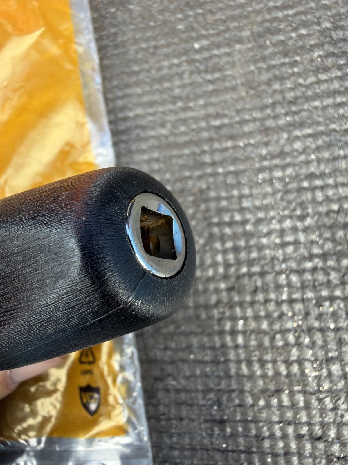 Rare Caterpillar CAT tools By Snapon USA 1/4” Spinner Screwdriver Black Hard Hdl