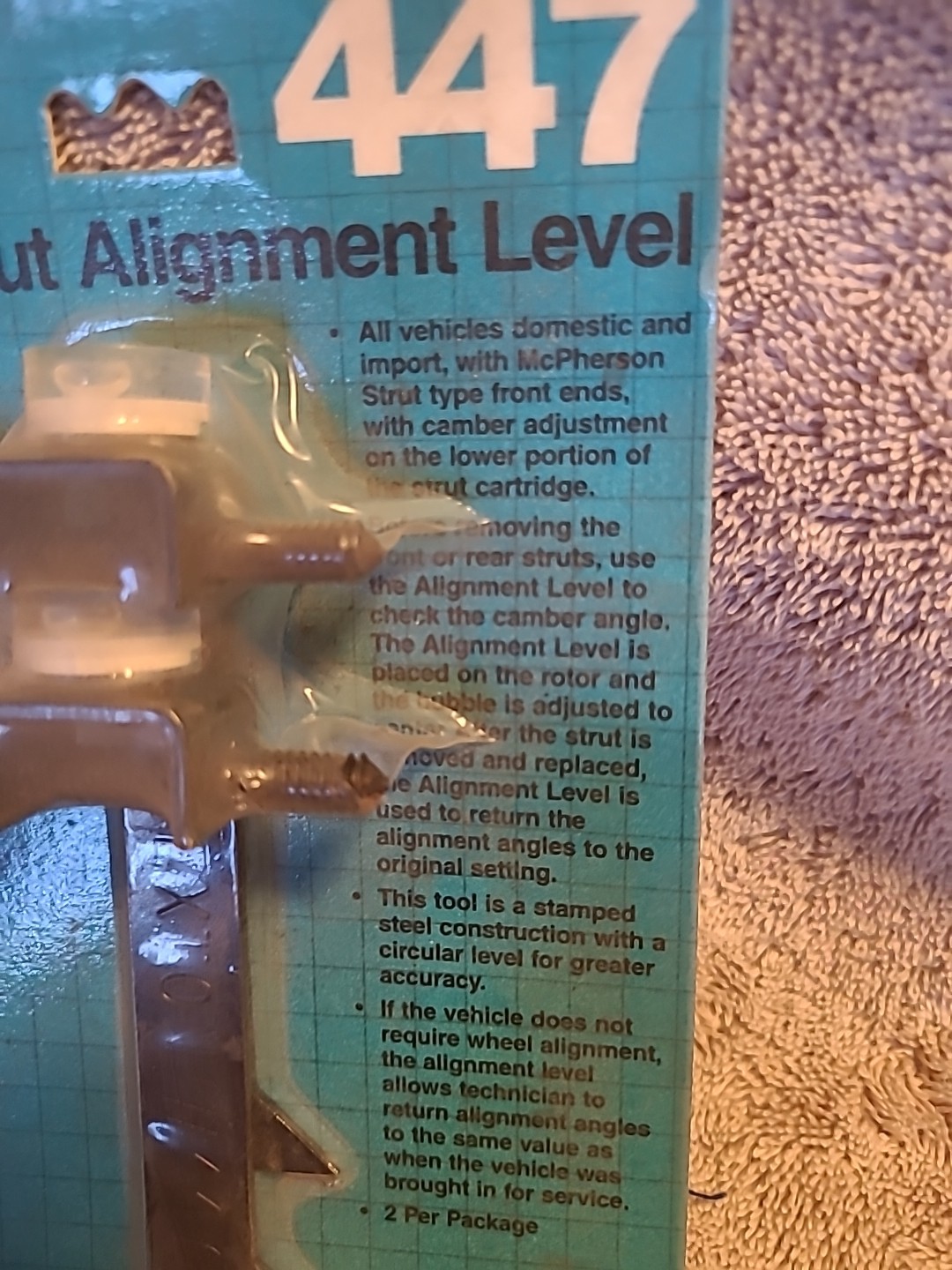 Strut Alignment Level Thexton 447 New In Package
