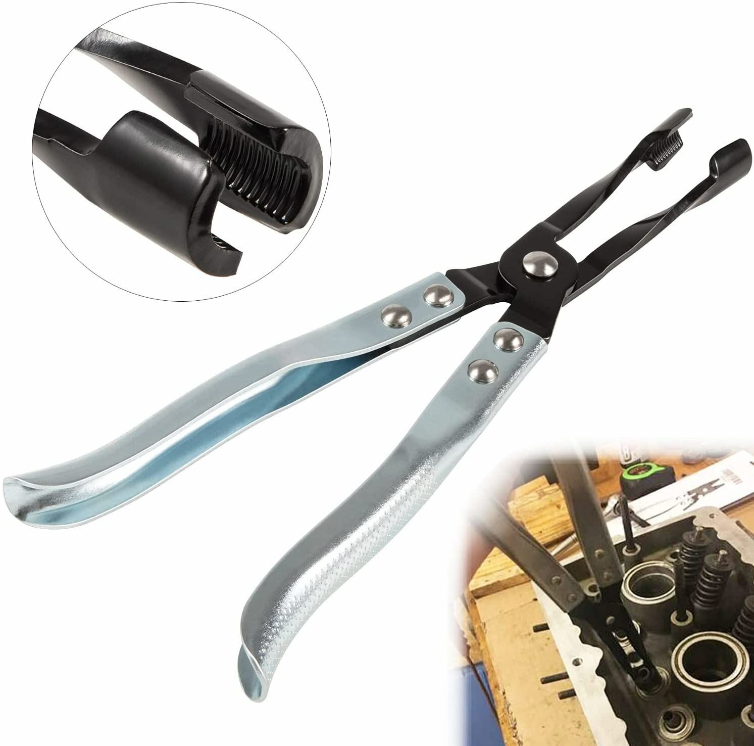 HW0107 Valve Stem Seal Pliers Seal Re-moval Tool Steel Fits for Most of Car✨