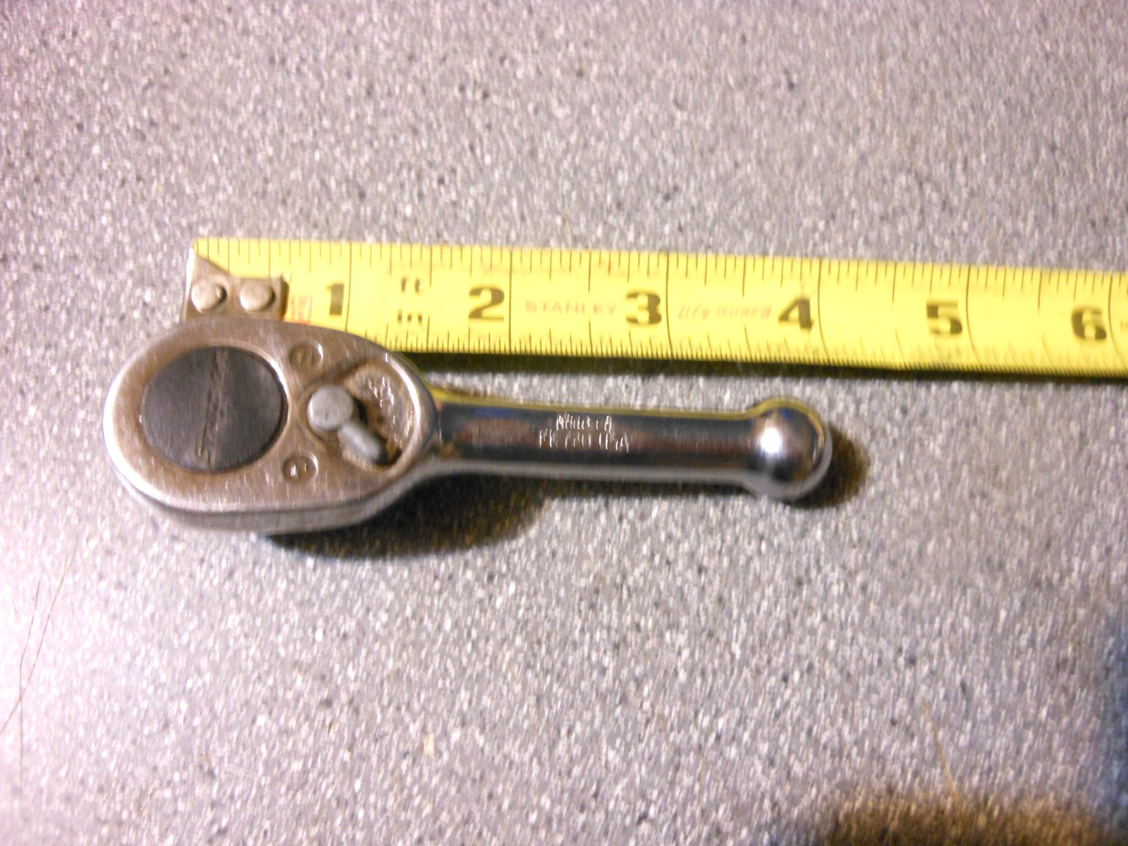 Snap-On FK720 3/8″ Drive Stubby 4″ Ratchet Made In USA gAo