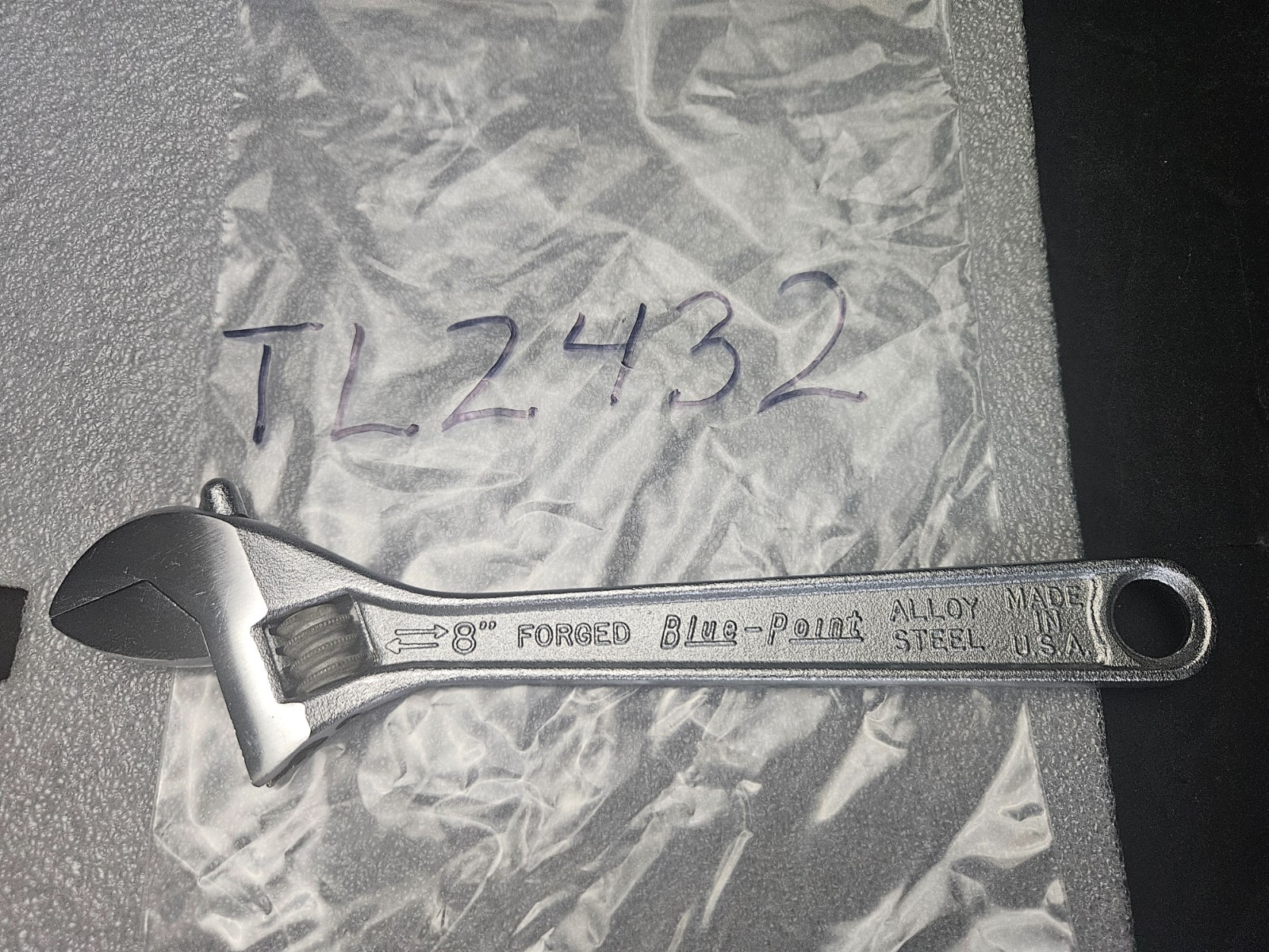 BLUE-POINT BY SNAP ON 8″ ADJUSTABLE WRENCH USA (TL2432)