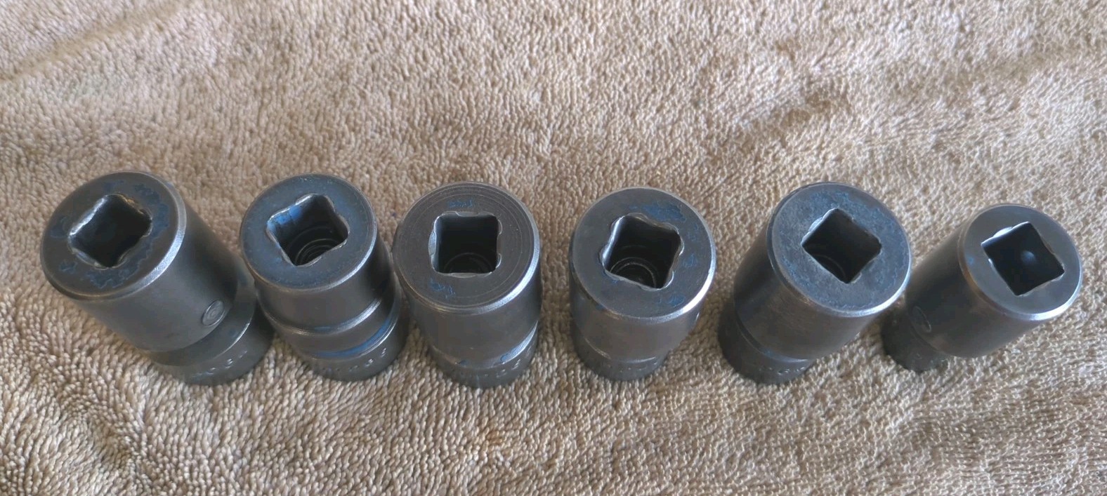 MAC TOOLS 1/2 Drive 6 Point Swivel Shallow Impact Socket Set 6 Piece USA