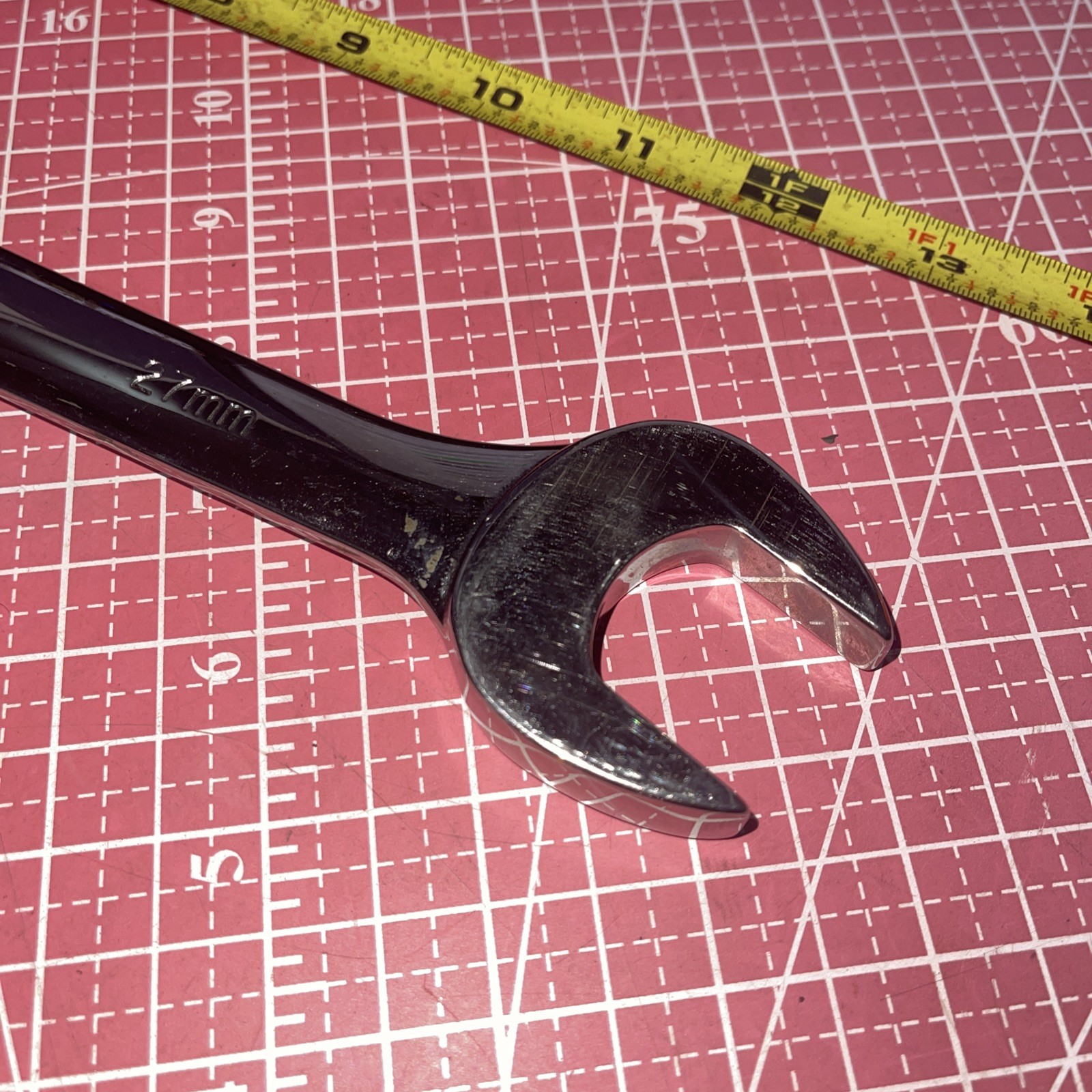 NOS K-D USA 61630 30 x 27 MM Metric Open End Wrench Vintage KD 30MM 27MM