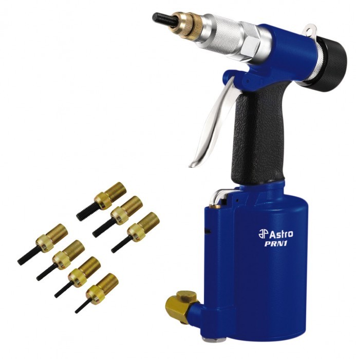 Astro Pneumatic Air/Hydraulic Nut/Thread Rivet Gun Kit Nut-Sert up to 3/8″ #PRN1