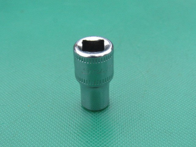 SNAP ON 6MM TMM6 1/4″ DRIVE METRIC 6 PT SHALLOW CHROME SOCKET 6 MM TMM VERY NICE