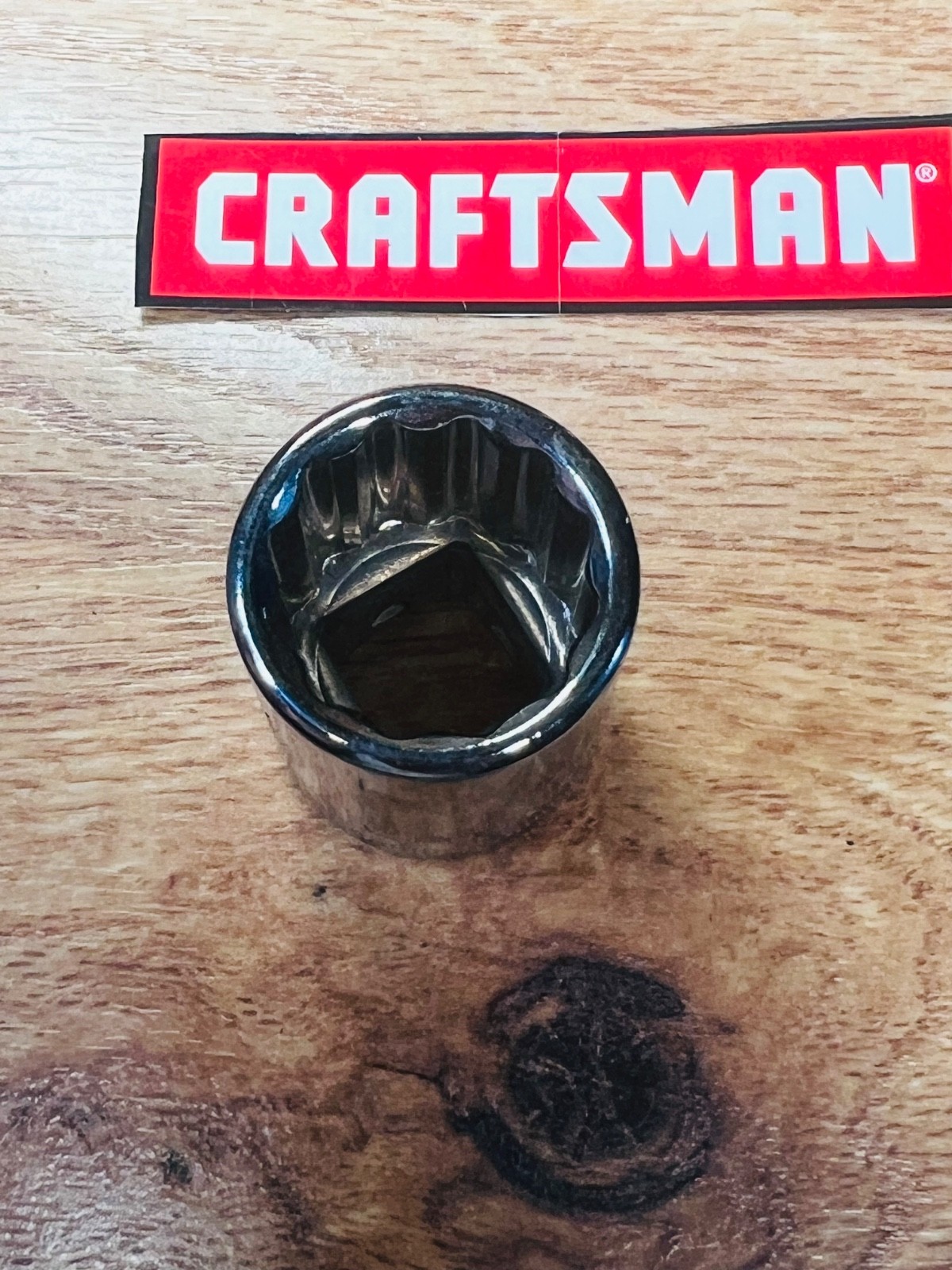 Craftsman Socket 19MM 44238 S-AE 12 point 1/2” Drive Ultrasonic Cleaned