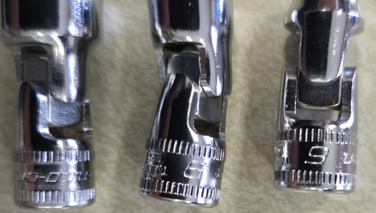 Snap-On 1/4″ Drive 6, 9 & 11 mm Swivel, 3 Piece Socket Set
