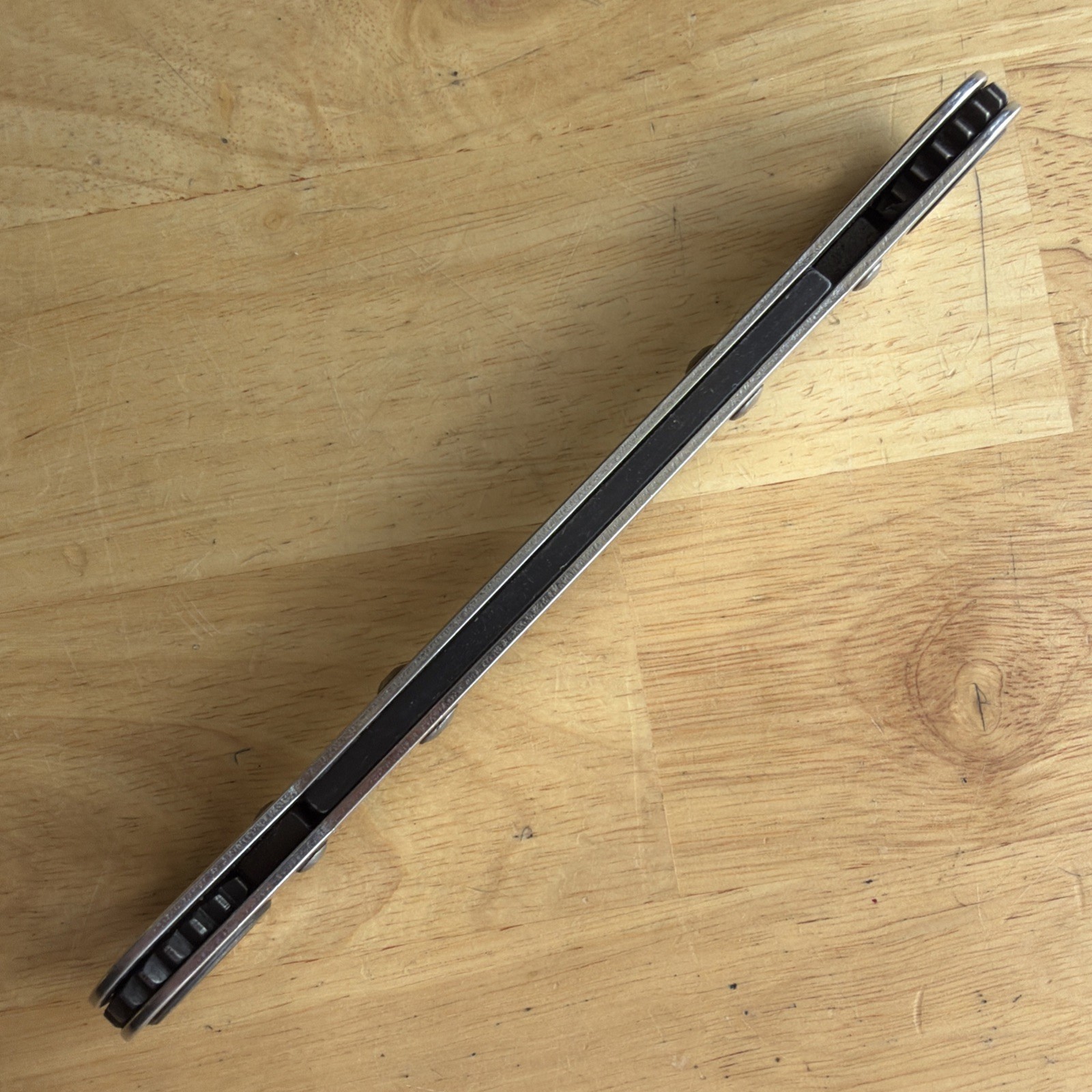 Snap On Tools 5/8″ x 11/16″ Ratcheting Box End Wrench 6 Point R2022S Vtg USA