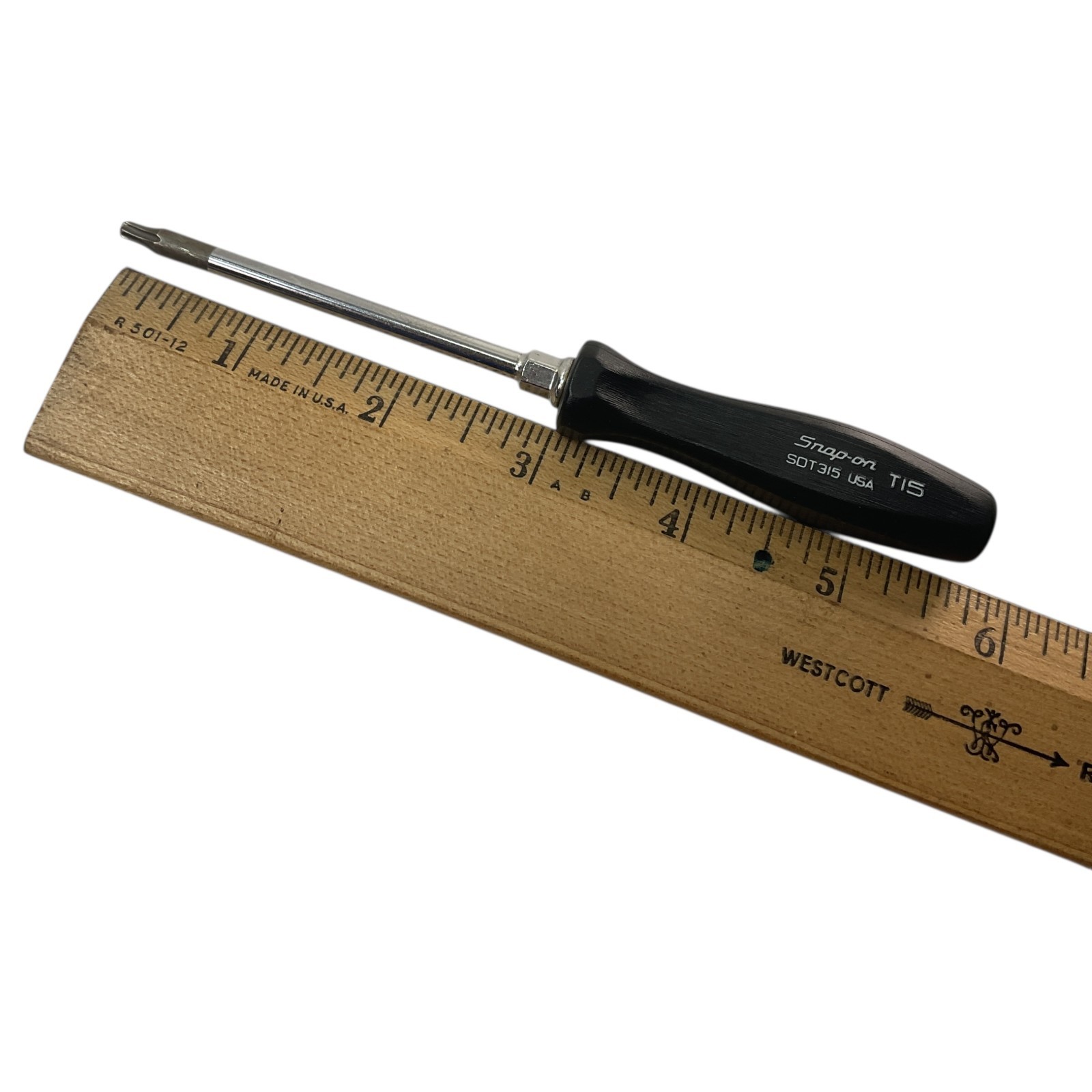 Snap-On Torx Screwdriver T15 SDT315 Mini Black Handle As Pictured Mechanic Tool