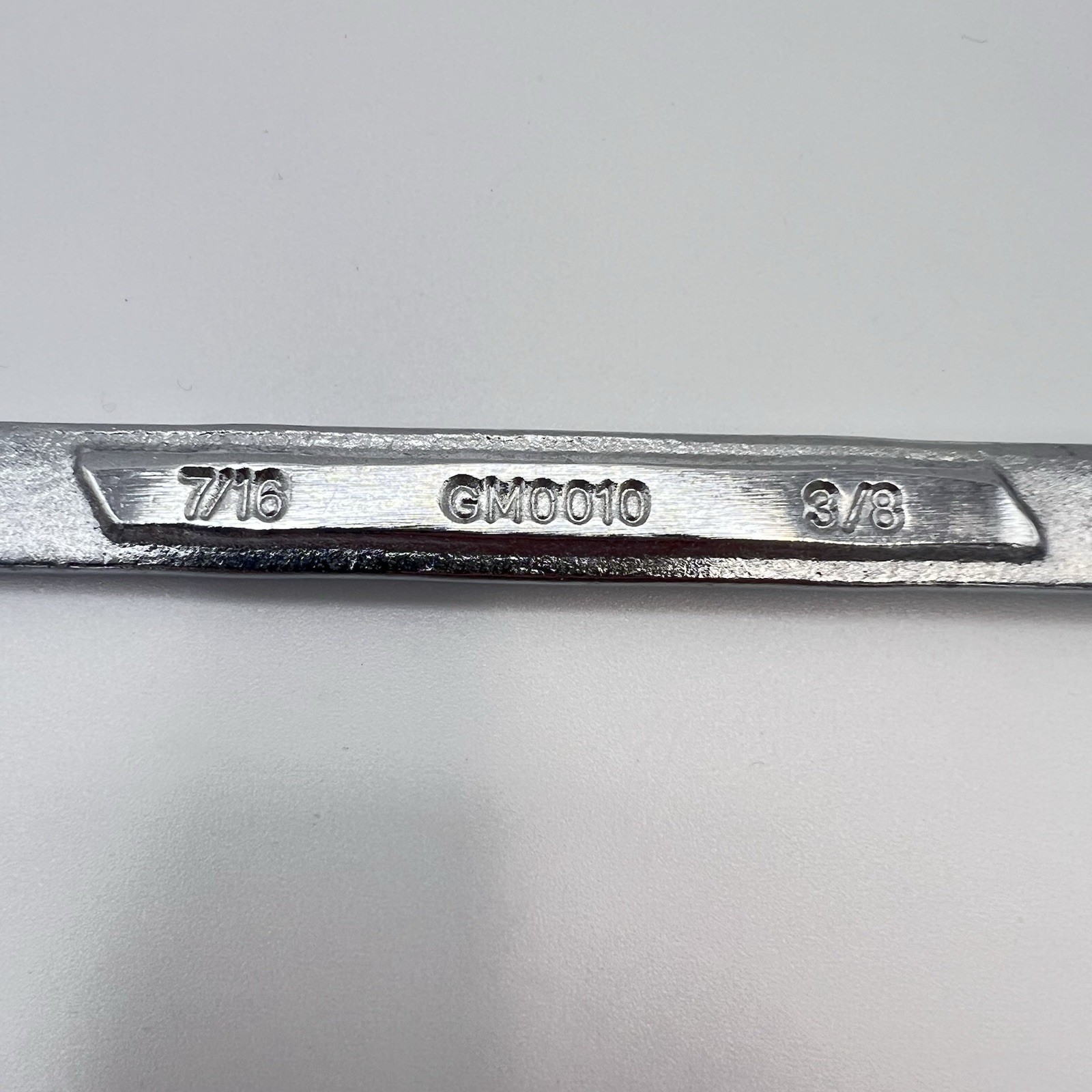 Power Torque 3/8″ x 7/16″ Double End Flare Nut Line Wrench Tool GM0010 NOS