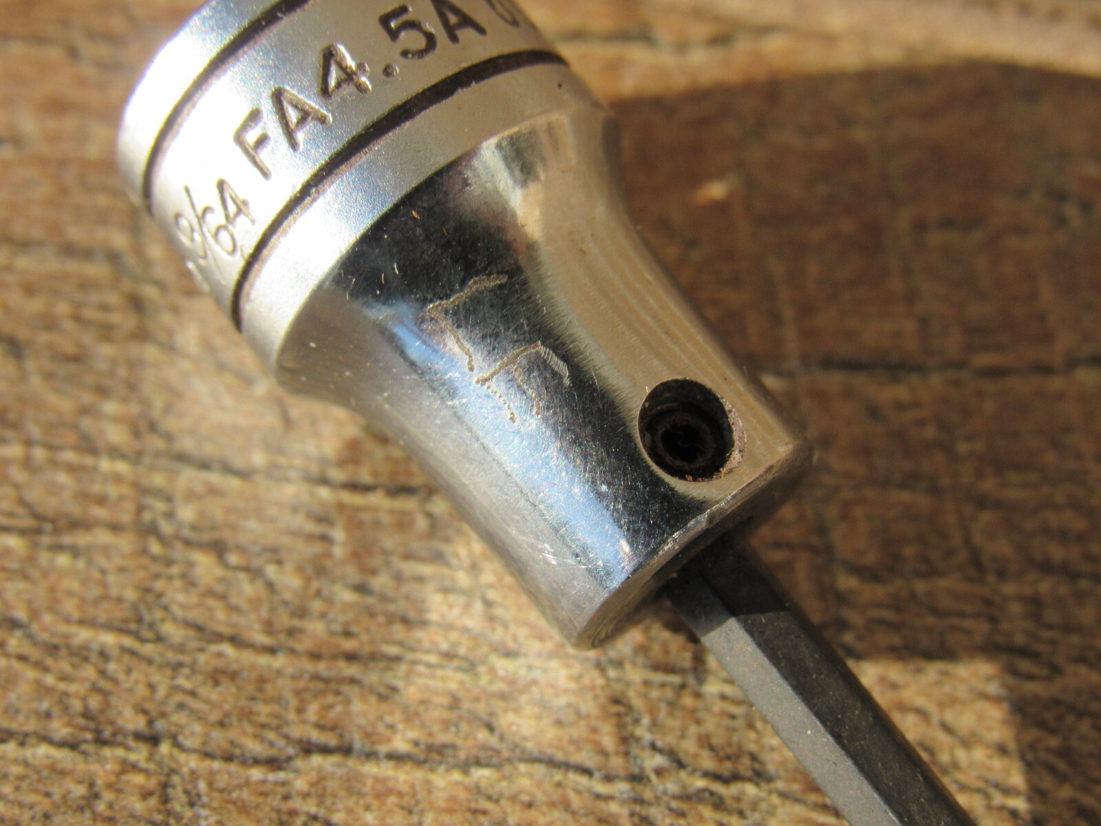 SNAP ON 9/64″ SAE FA4.5A 3/8″DRIVE STD HEX BIT SOCKET DRIVER FA4.5 UNDERLINE FA