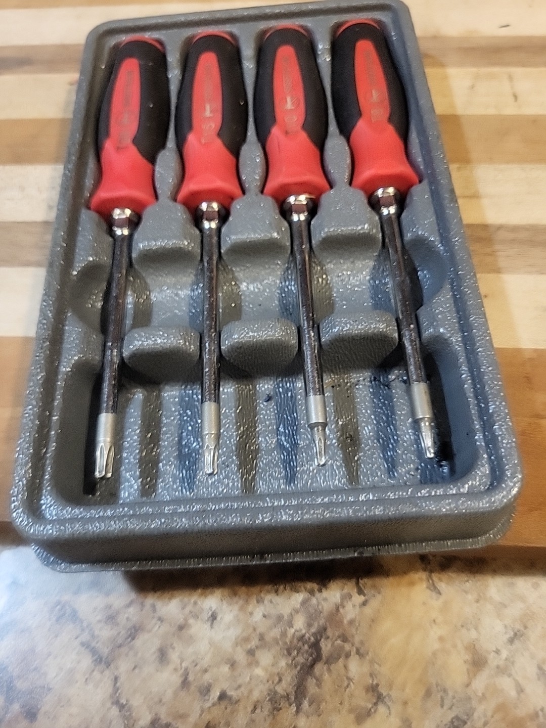 SNAP ON SGDTX40B Red/BLACK Handle TORX Driver. EUC 🔥 🇺🇸