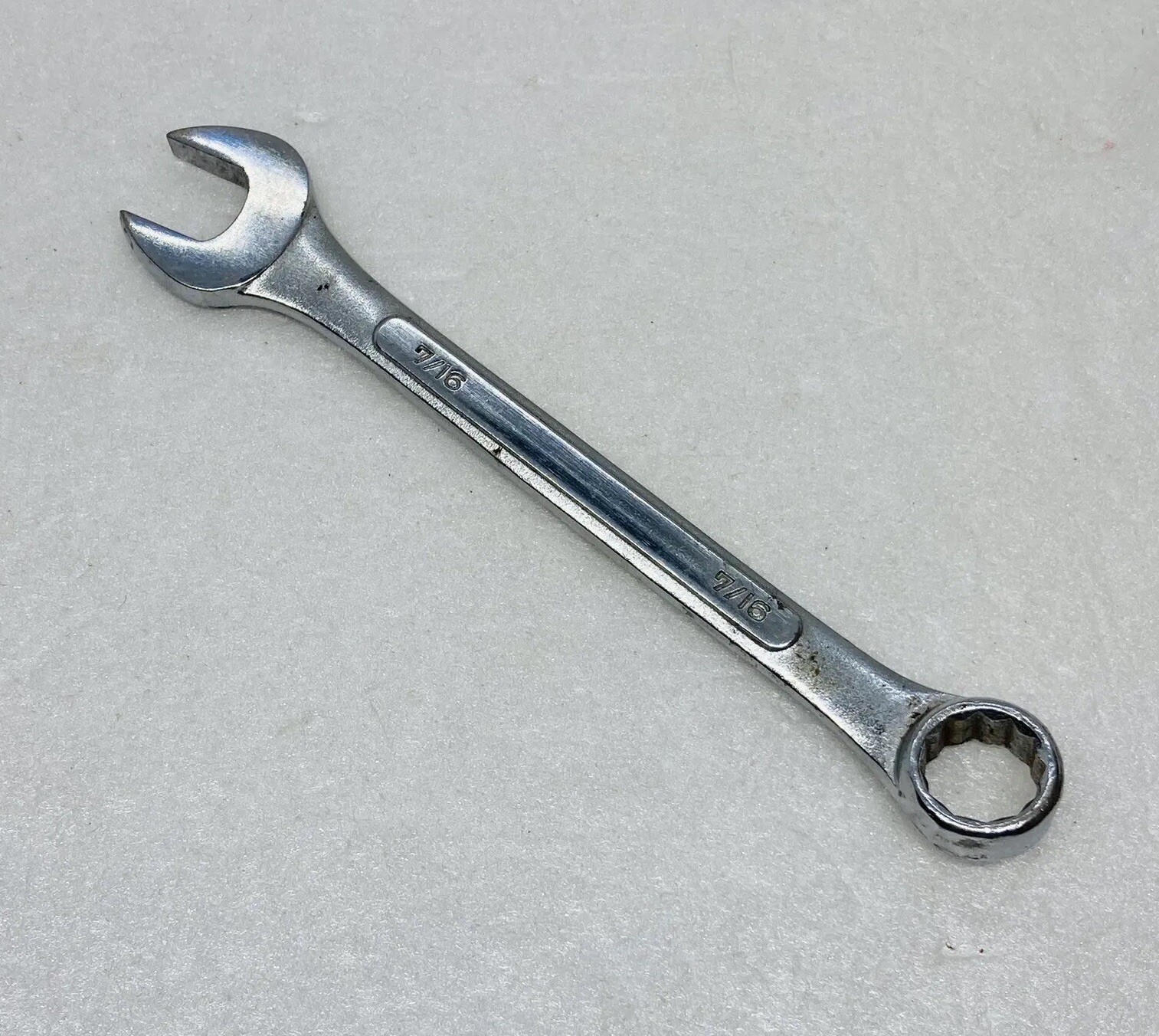 Vintage Forged Alloy Steel Wrench Tool 7/16” Japan Made 5.25” T1