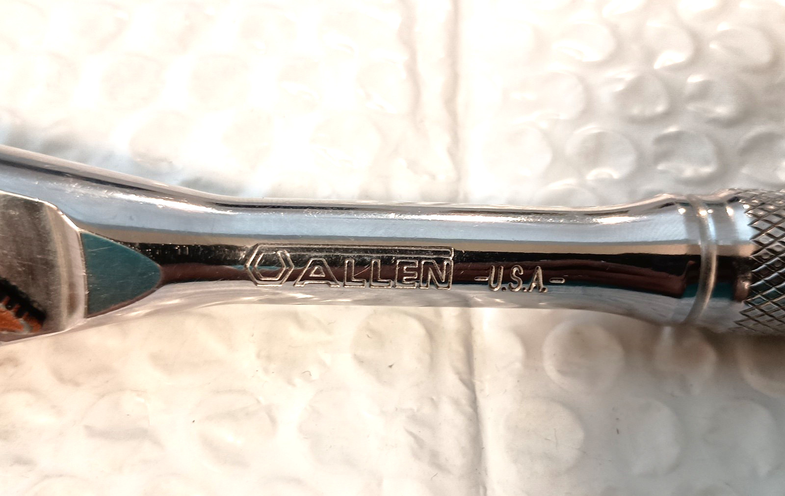 ALLEN TOOLS CO USA 11900X, 3/8″ DR. RATCHET, 7.75″ LONG *QUICK RELEASE**KNURLED*