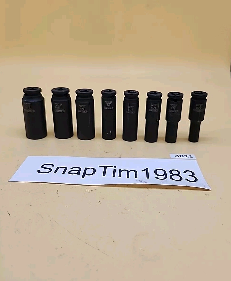 Expert E040401 -E040408 3/8″ Drive Impact Socket Set 8ea 6 Pt Metric / SAE