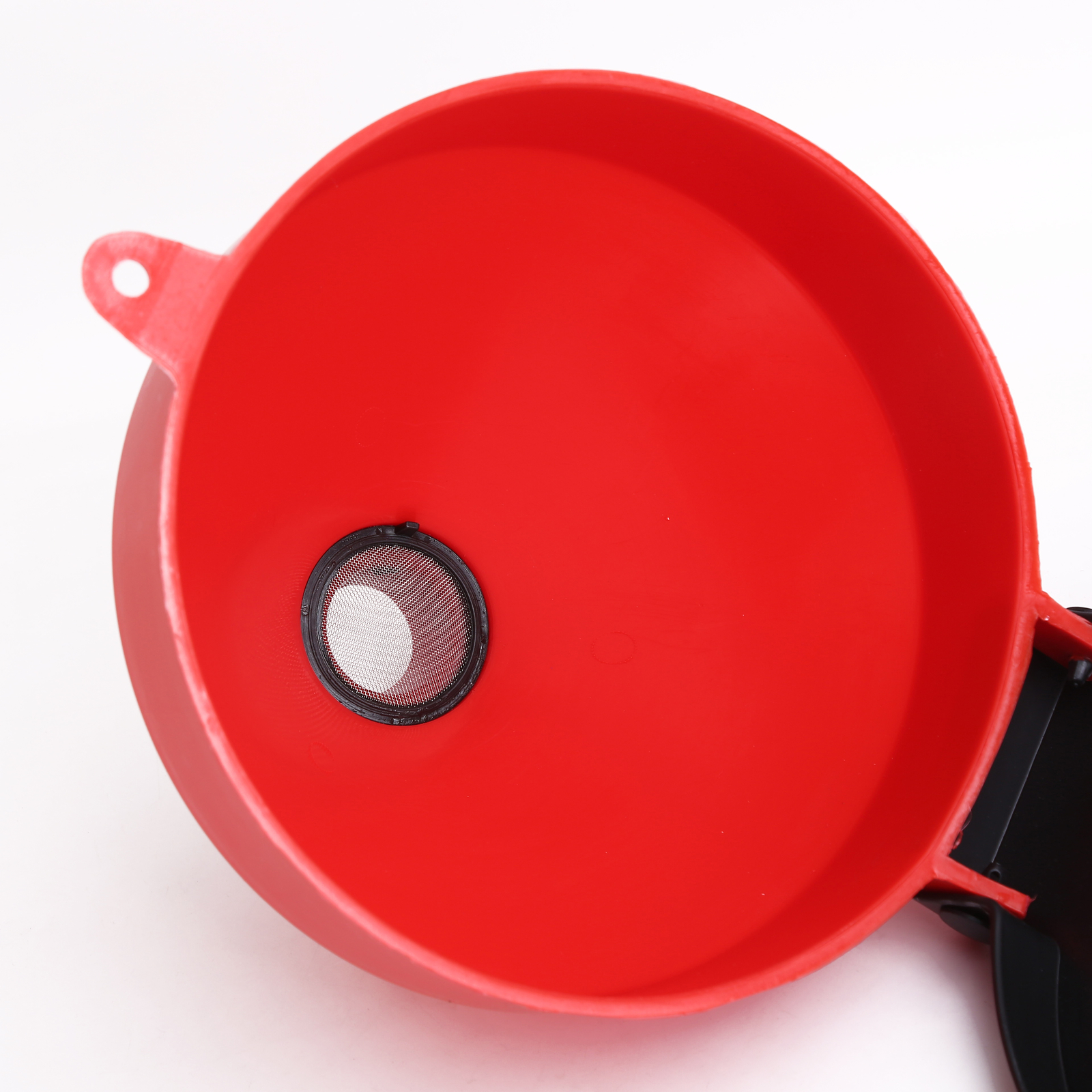 9.8″ Oil Drum Funnel with Grill Screen and Lockable Lid Spill-Free w/ Hang Hole