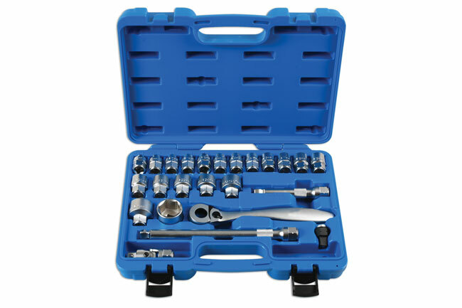 Laser 7103 24 Piece 1/2″ Drive Go Thru’ Socket Set