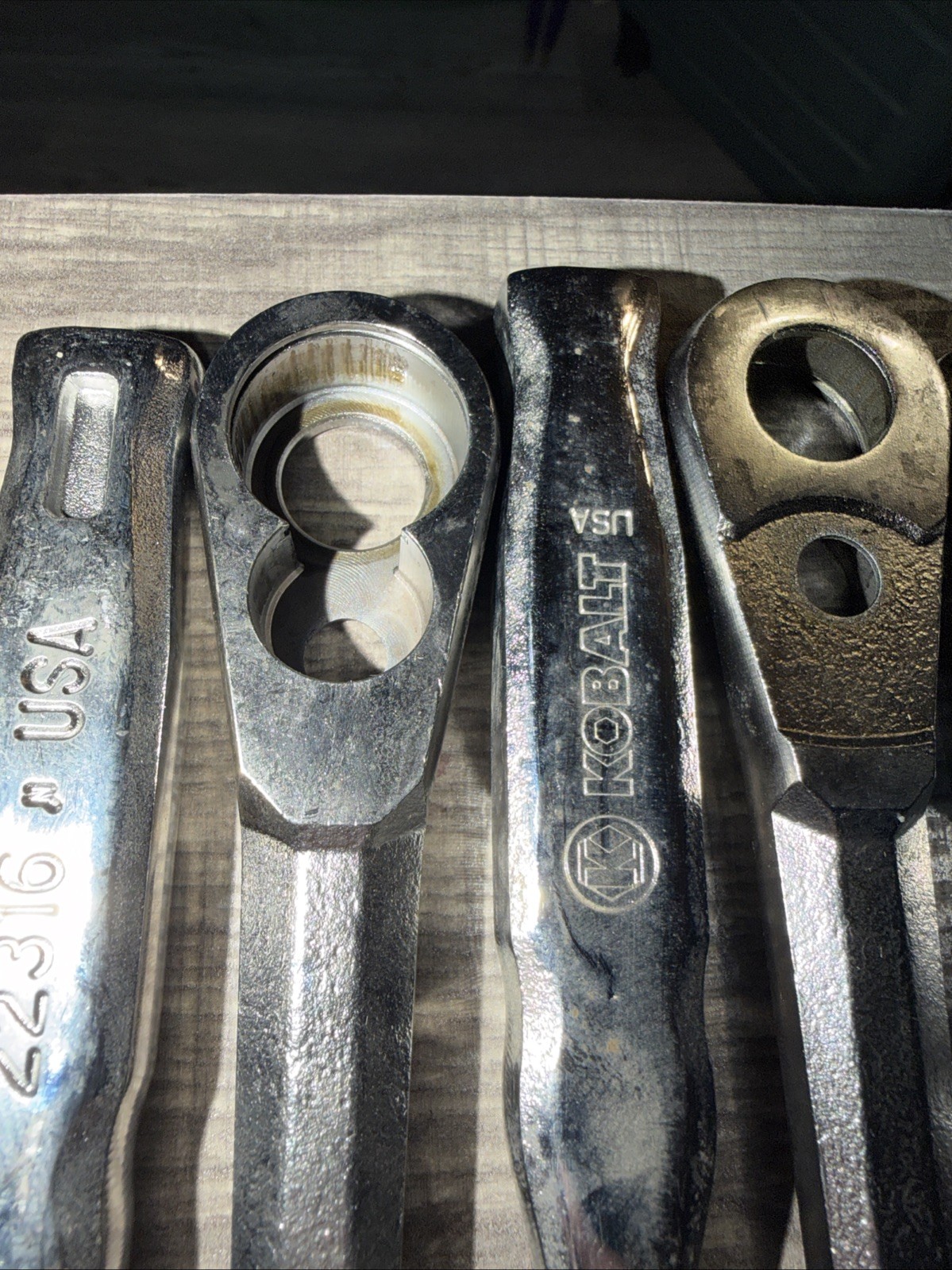 (20) Kobalt Tools USA 3/8” Drive Ratchet Forgings Only And Lever No Guts 22316