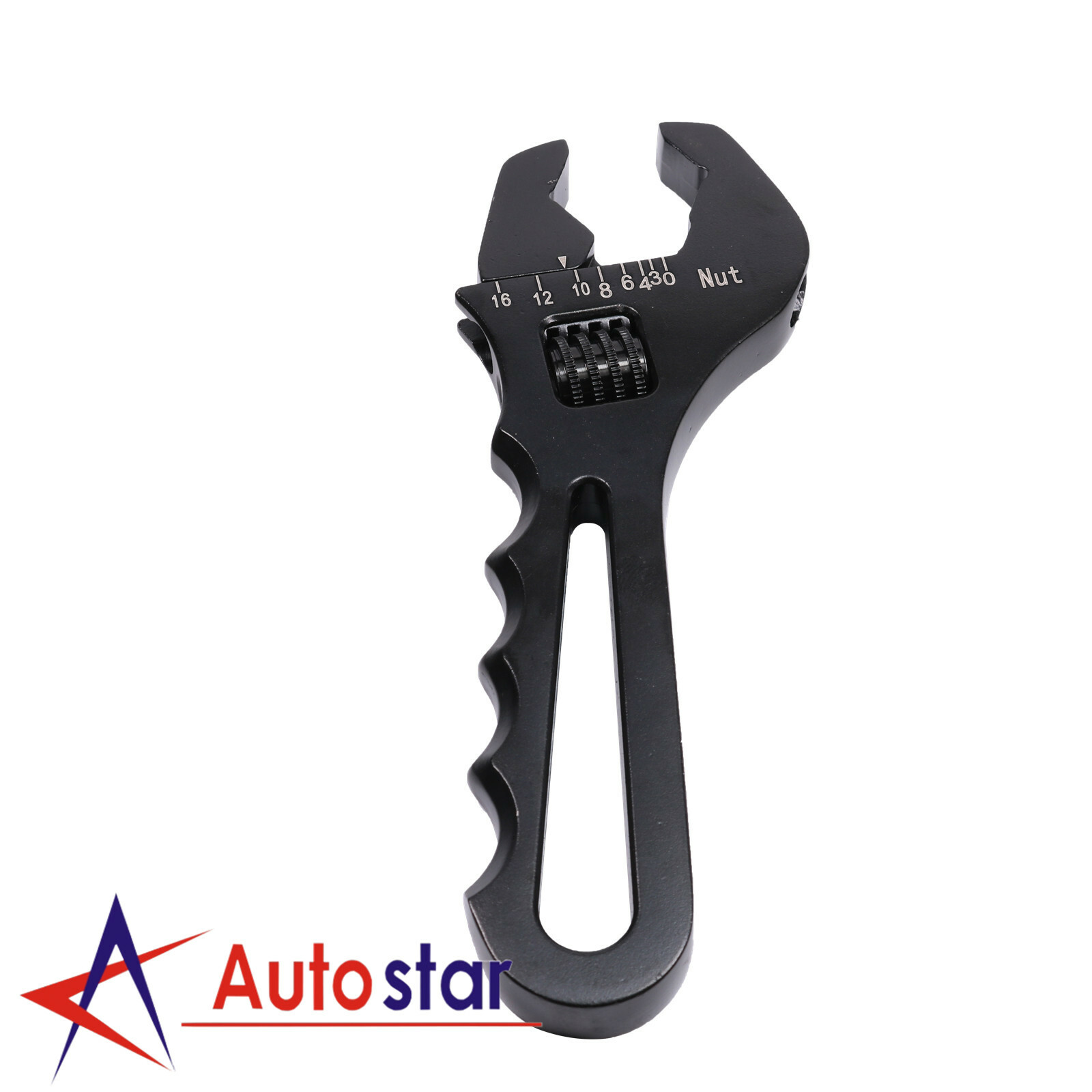 3AN To 16AN Adjustable Wrench Black Aluminum Tool Spanner For Hose End Fitting