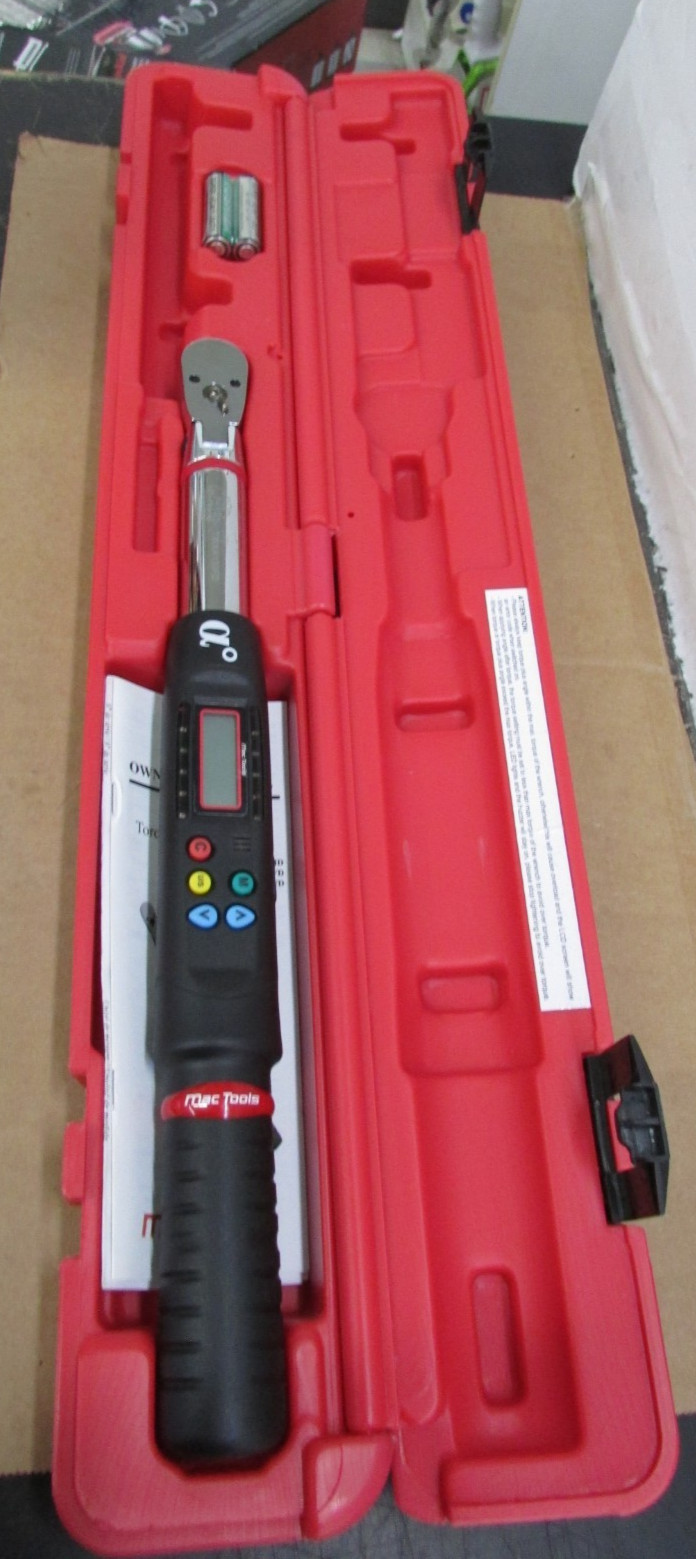 Torque Wrench 3/8 Mac Tools Digital MODEL TWXA100FD *NICE*