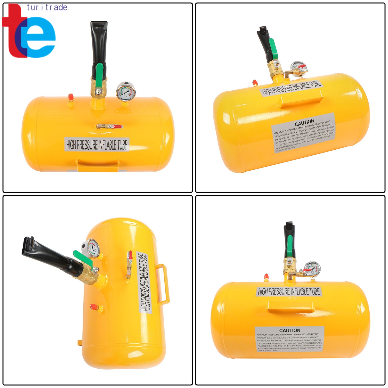 10 Gallon Air Tire Bead Seater Blaster Tool Seating Inflator Truck ATV 145PSI