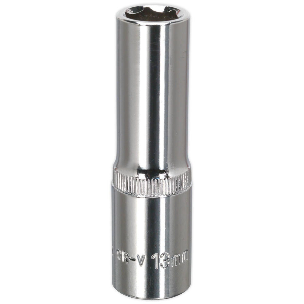 Sealey SP1213D WallDrive® Socket 13mm Deep 1/2″Sq Drive Fully Polished